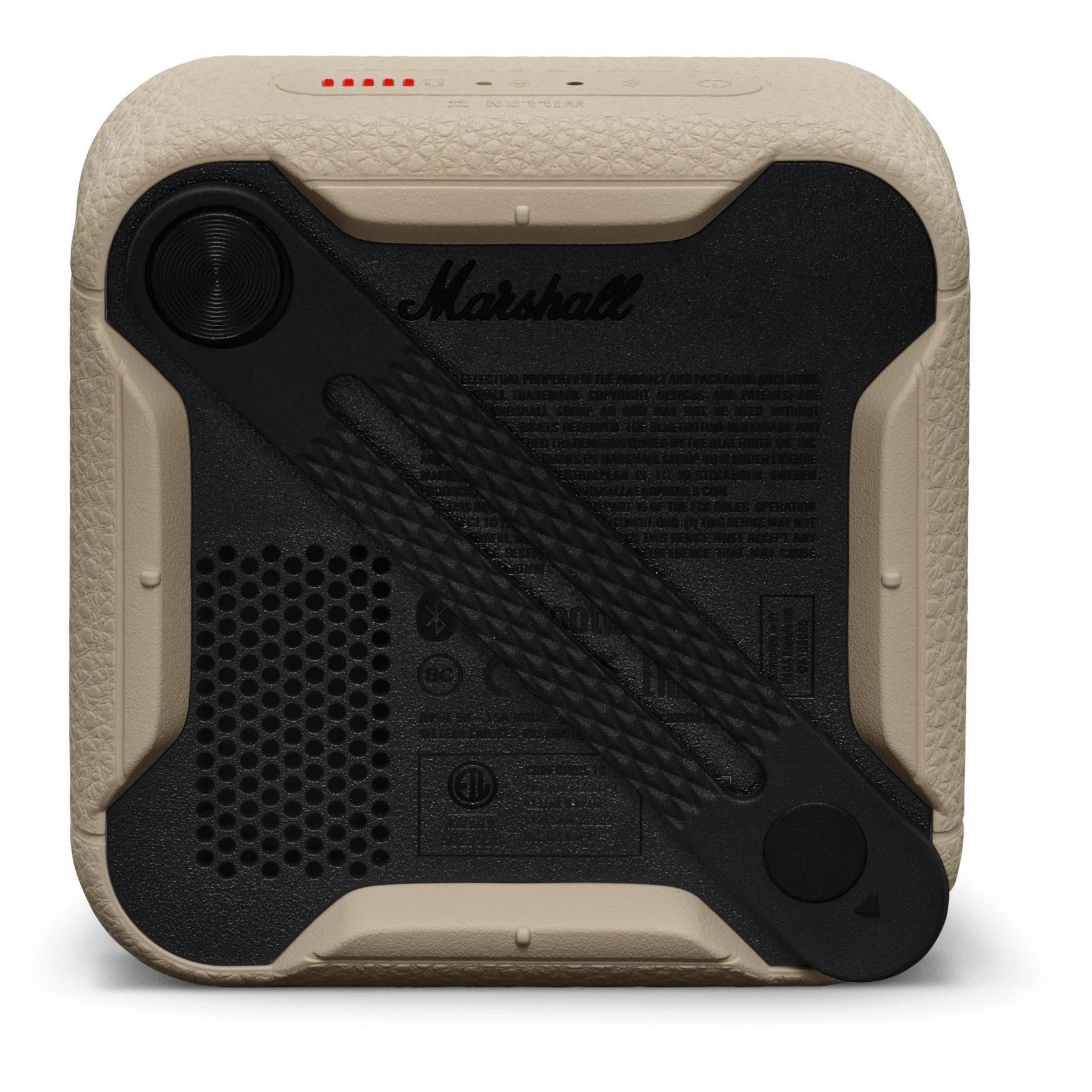 Marshall Willen II Portable Bluetooth Speaker (Cream) - JB Hi-Fi