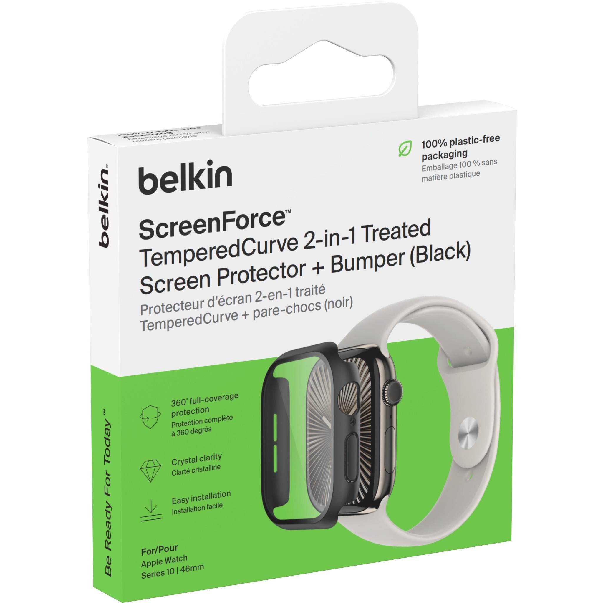 Belkin Series 44mm Screen Protector Tempered Glass Apple Watch