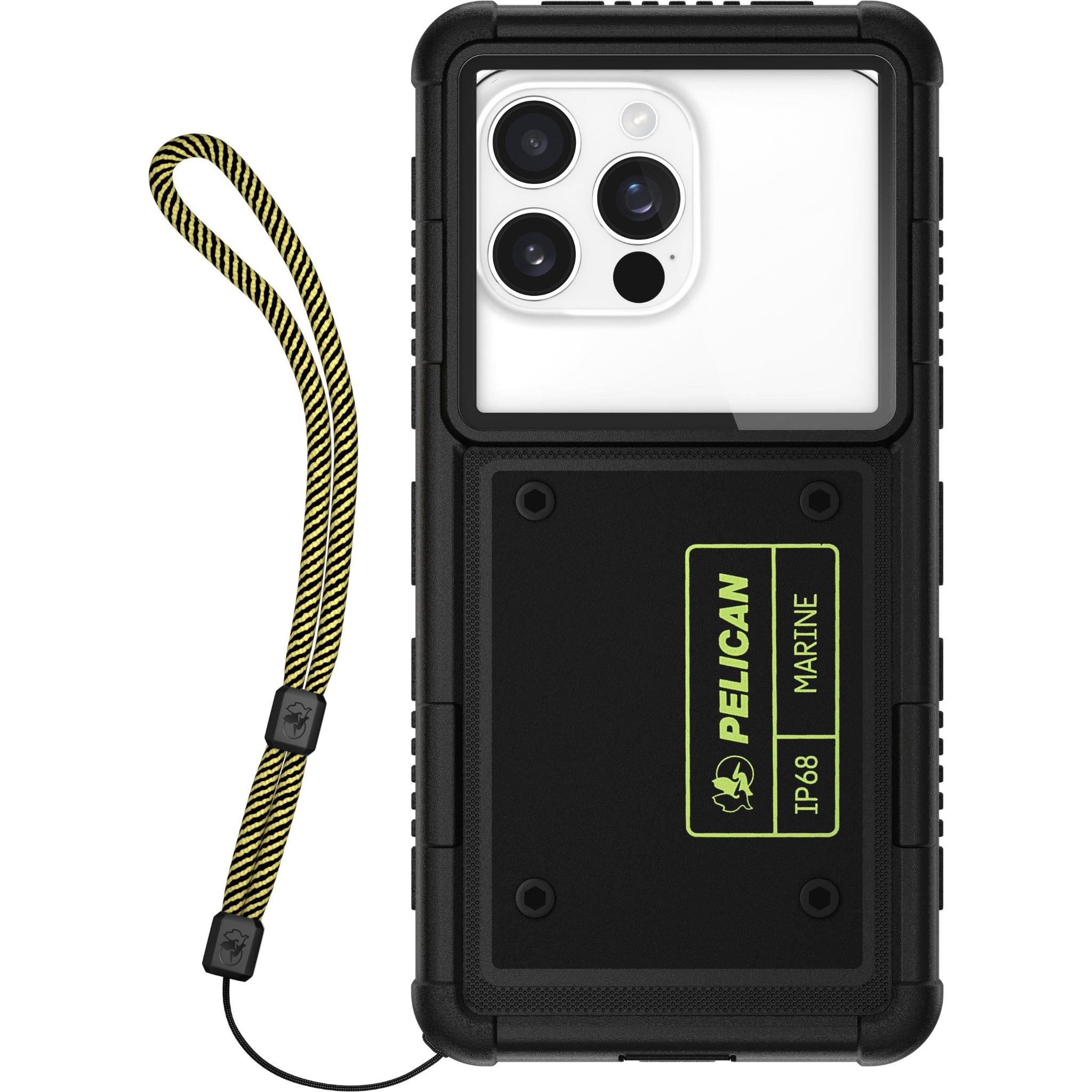 Pelican Marine Universal Waterproof Case (Black/Hi Vis Yellow)