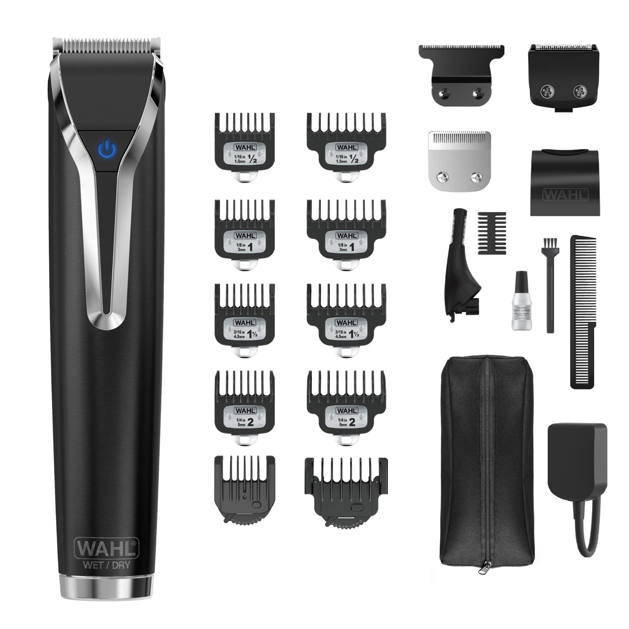 Wahl Waterproof Stainless Steel Grooming Kit Black
