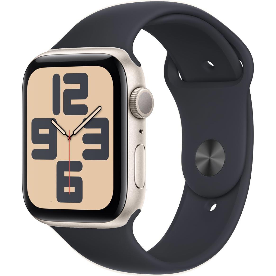 Apple Watch SE  44mm Starlight Aluminium Case GPS Sport Band (M/L) [2024] [~Refurbished]