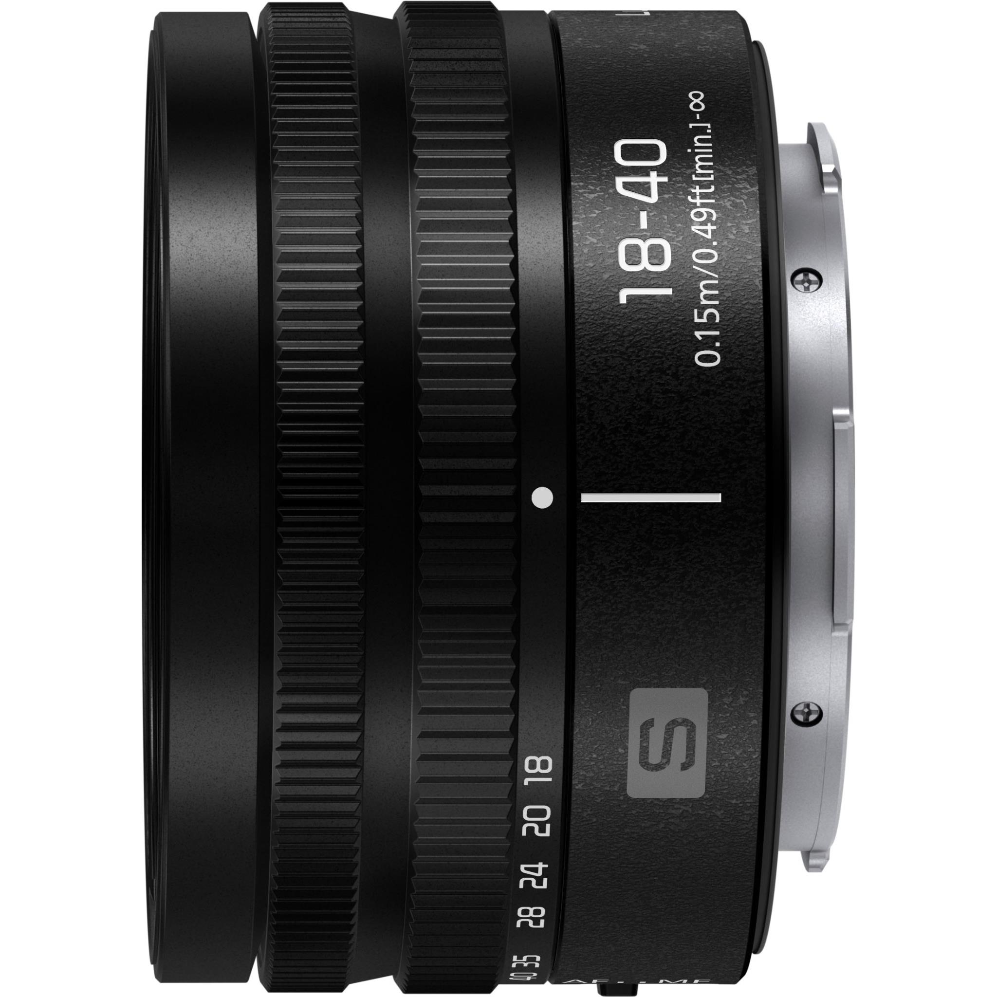 Panasonic LUMIX S 18-40mm F4.5-6.3 Compact Zoom Camera Lens - JB Hi-Fi
