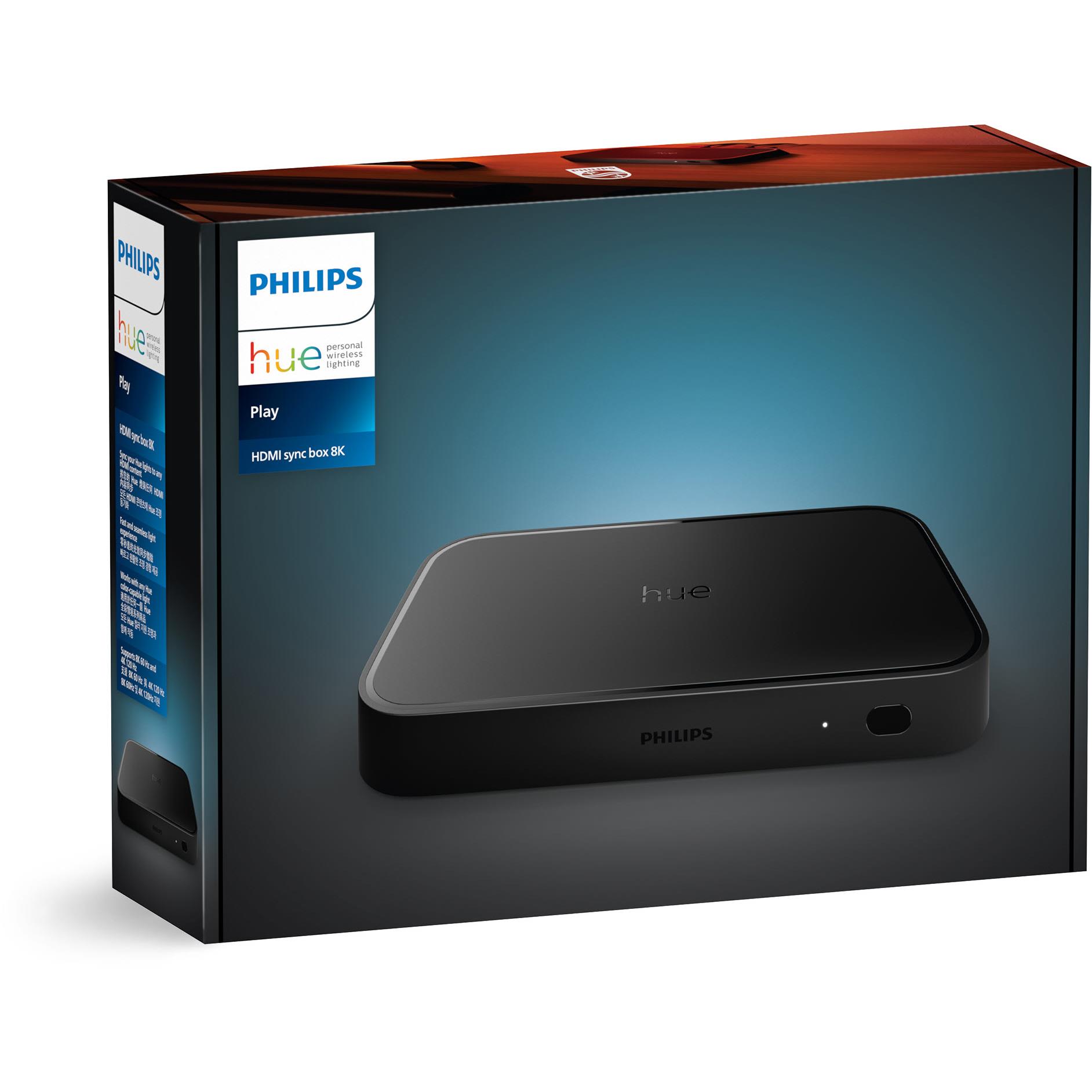 その他 PHILIPS hue HDMI Sync Box 4K Philips HUE Play HDMI Sync Box | The Home Depot Canada