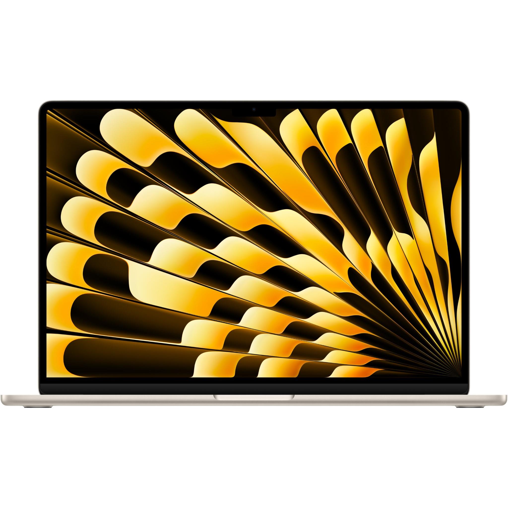 Apple MacBook Air 15-inch with M3 chip, 10-core GPU 512GB/8GB (Starlight/2024) [~Refurbished]