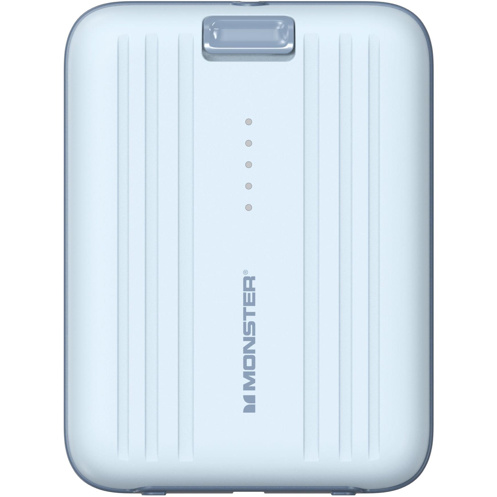 Monster 10K 22.5W Portable Power Bank (Blue)