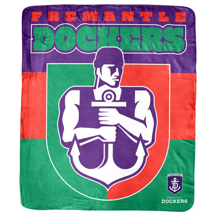 AFL - Fremantle Dockers - Coral Fleece Rug