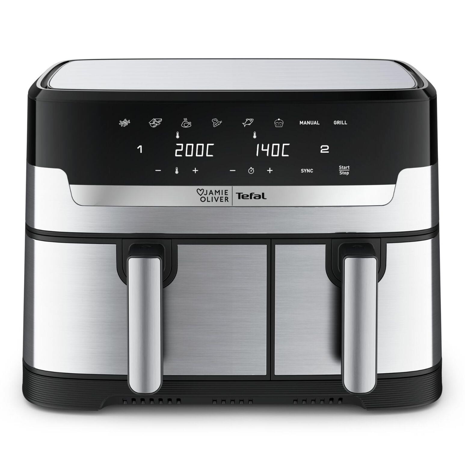 Tefal Jamie Oliver 8.3L Dual Easy Fry & Grill XXL Air Fryer