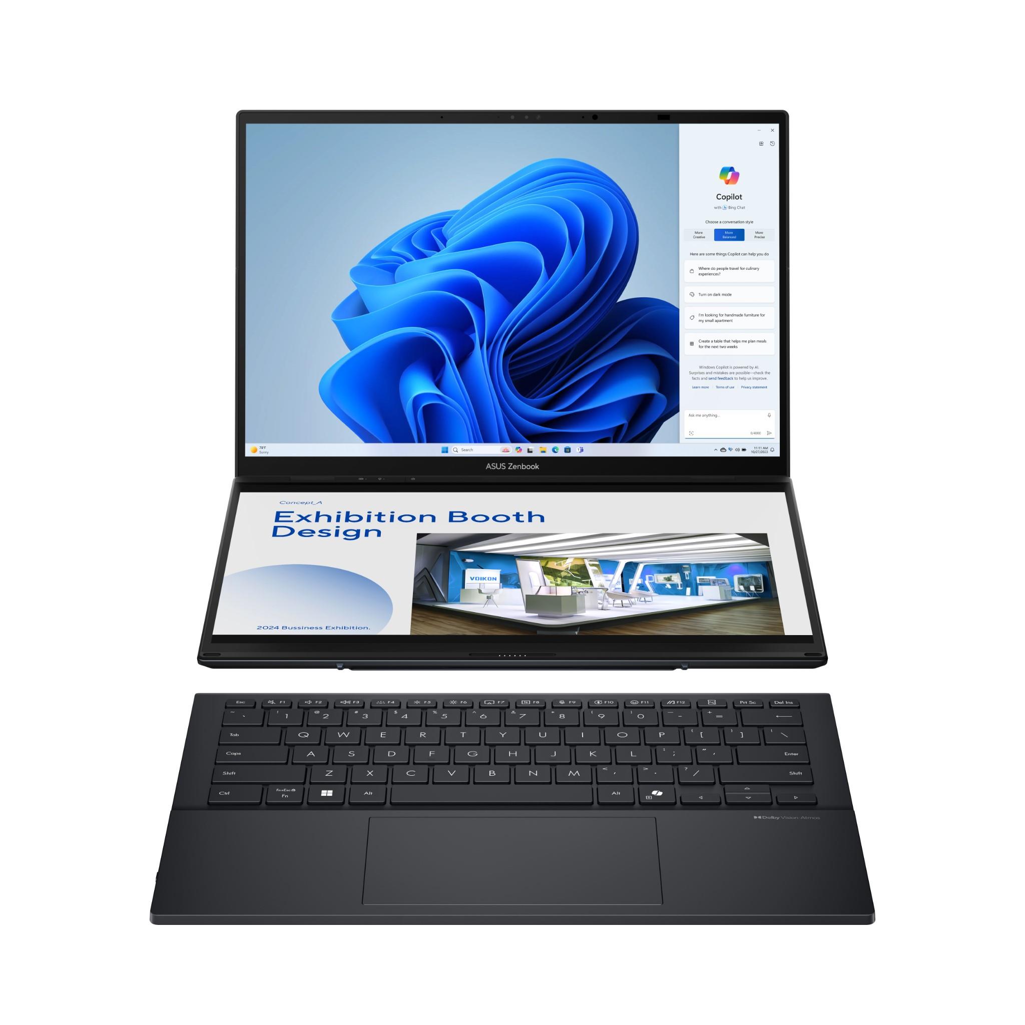 Asus Zenbook Duo EVO 14" 3K OLED AI PC Laptop (1TB)[Intel Core Ultra 9-285H]