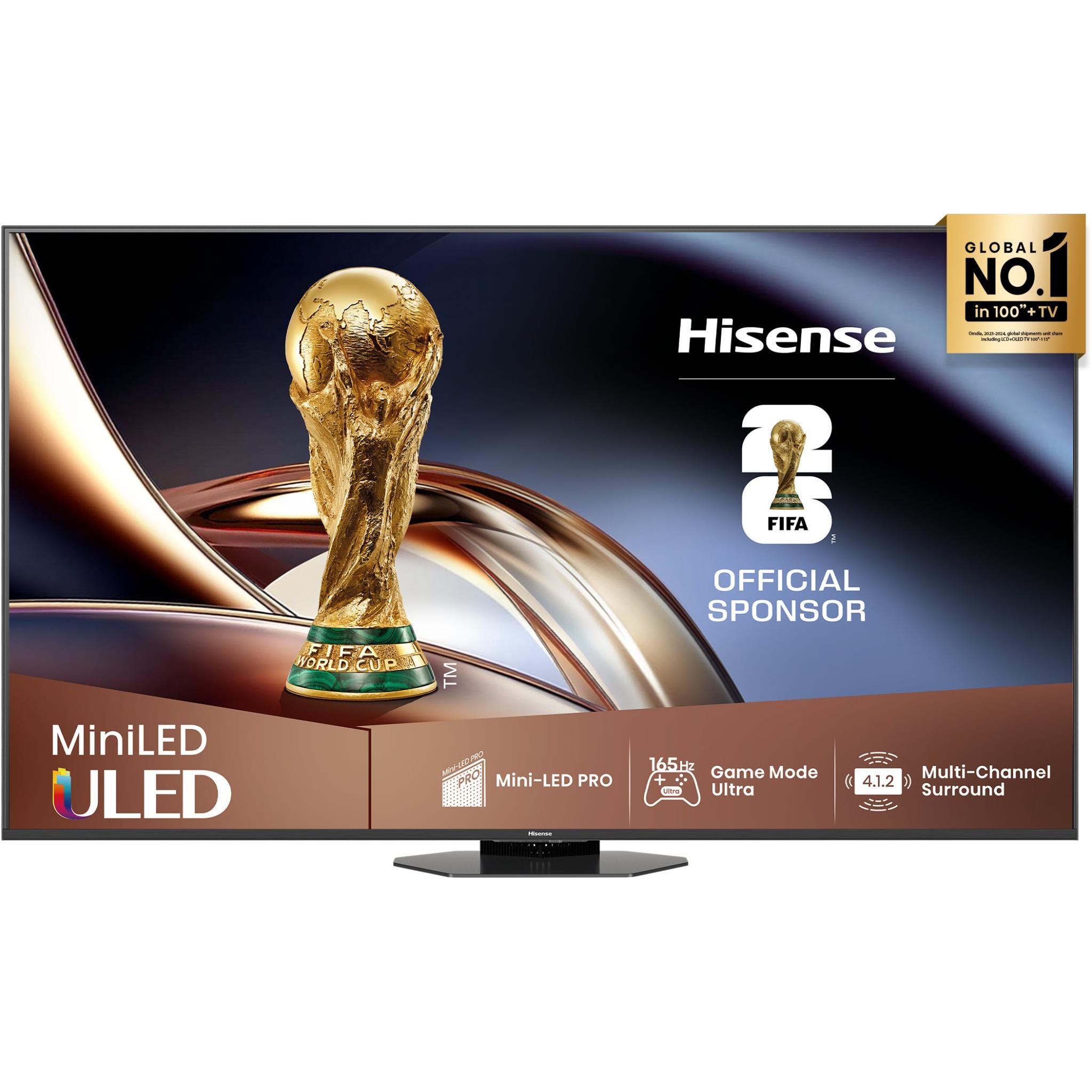 Hisense 75" U8QAU 4K ULED Mini-LED Smart TV [2025]