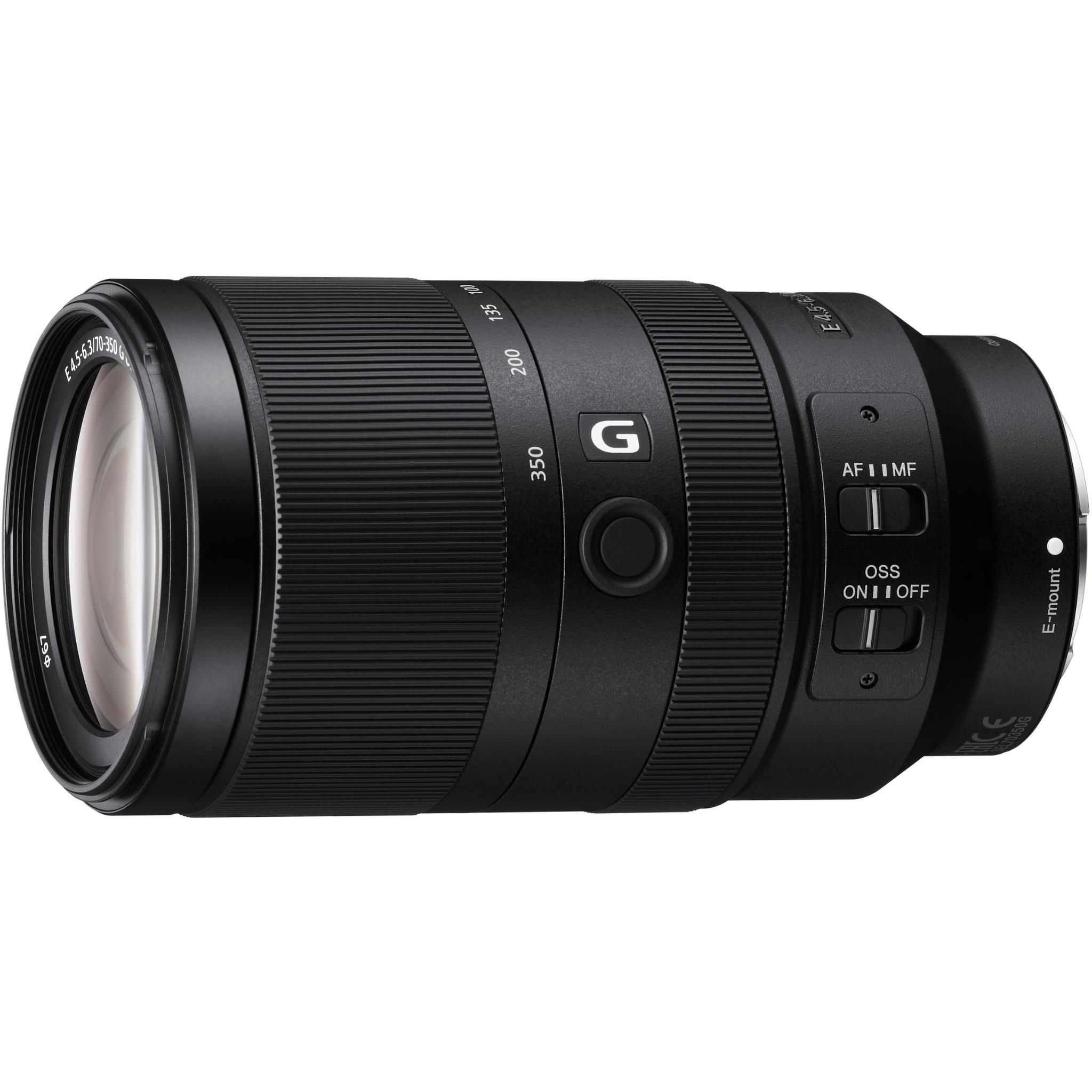 Sony 70-350mm f/4.5-6.3 E Mount OSS G Camera Lens