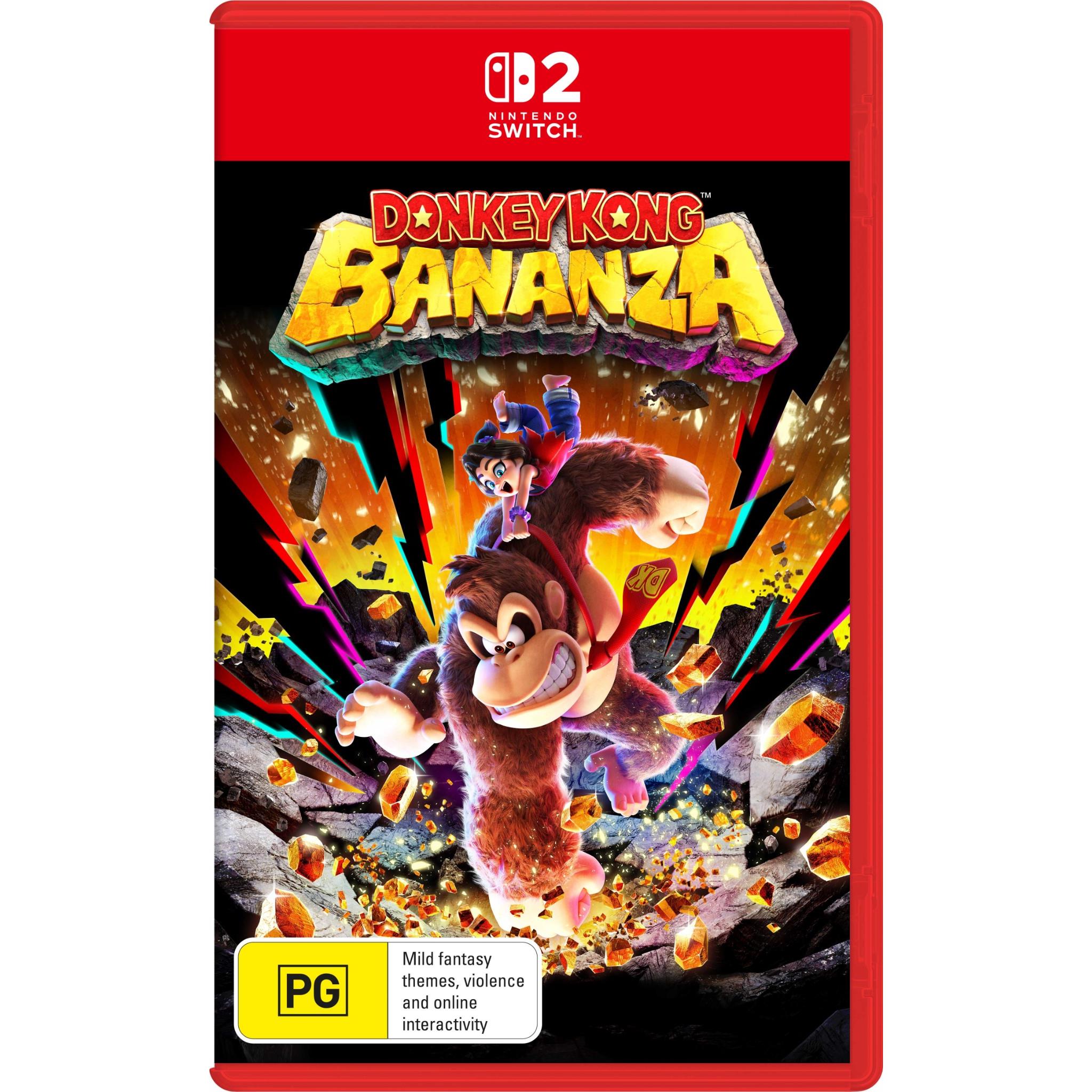 Nintendo Switch Nintendo Switch 2 + Donkey Kong Bananza Donkey Kong Bananza - Pre-Order Nintendo Switch 2 Game - JB Hi-Fi