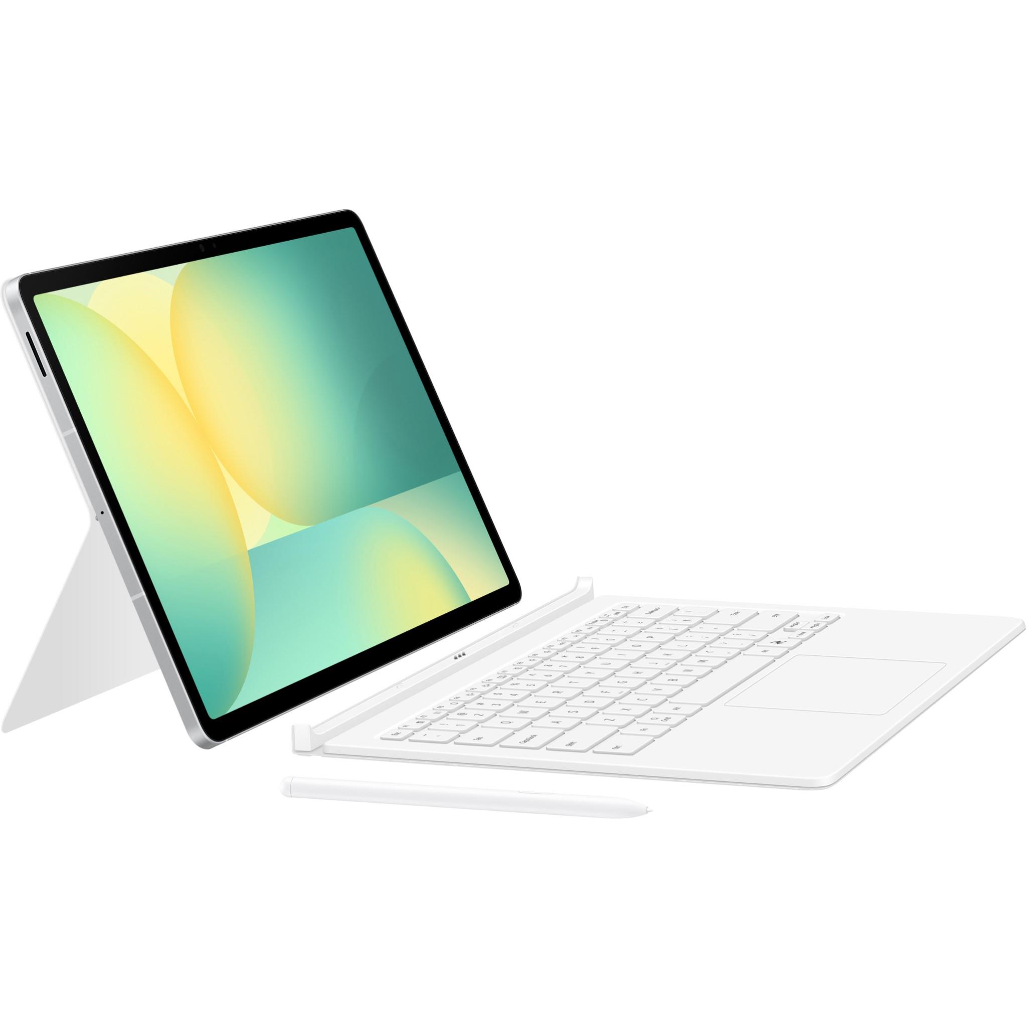 Samsung Galaxy Tab S10 FE+ Book Cover Keyboard with AI Key (White)