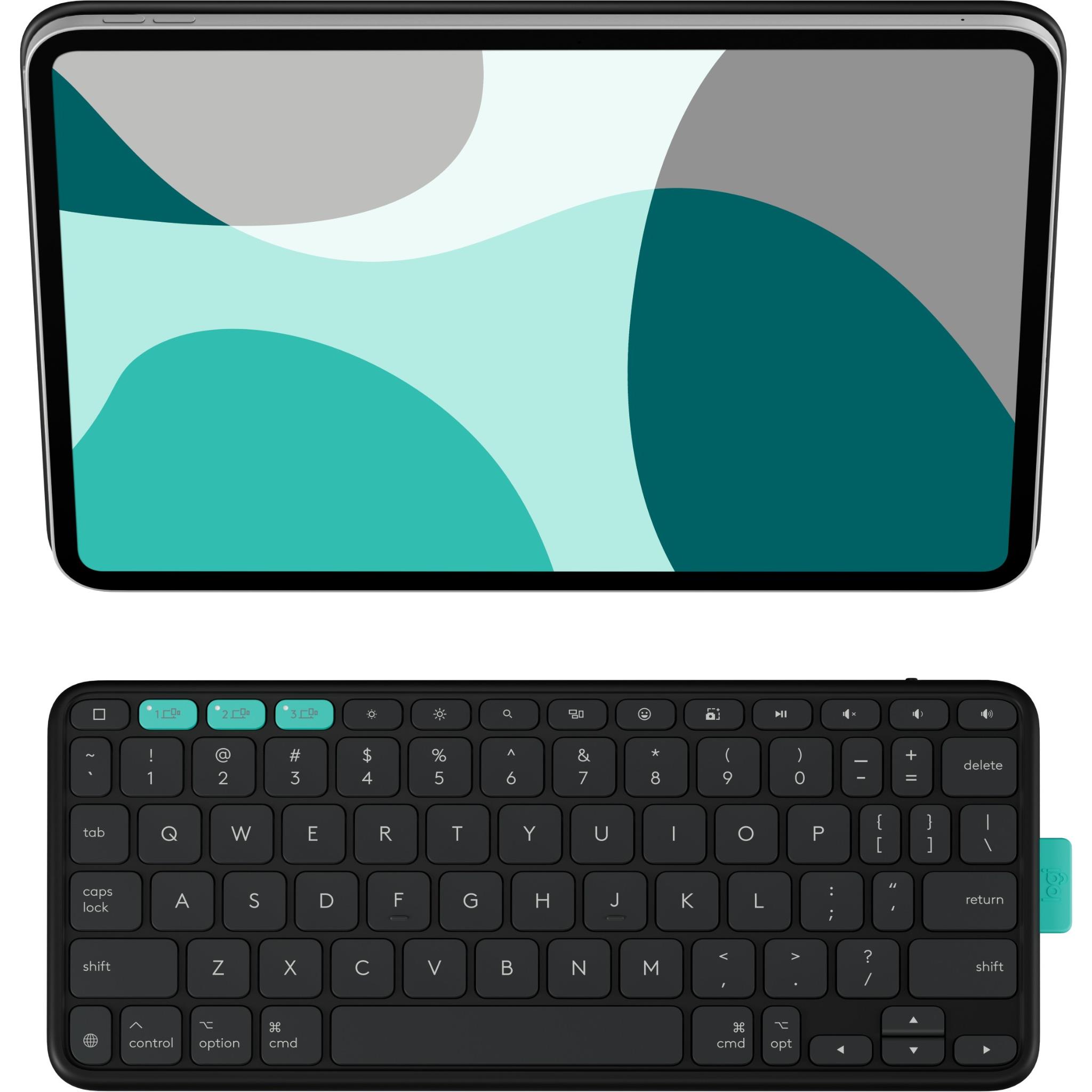 Étui Clavier Logitech Flip Folio Pour IPad Pro 11" & IPad Air 11" - Clavier Amovible, Protection Complète