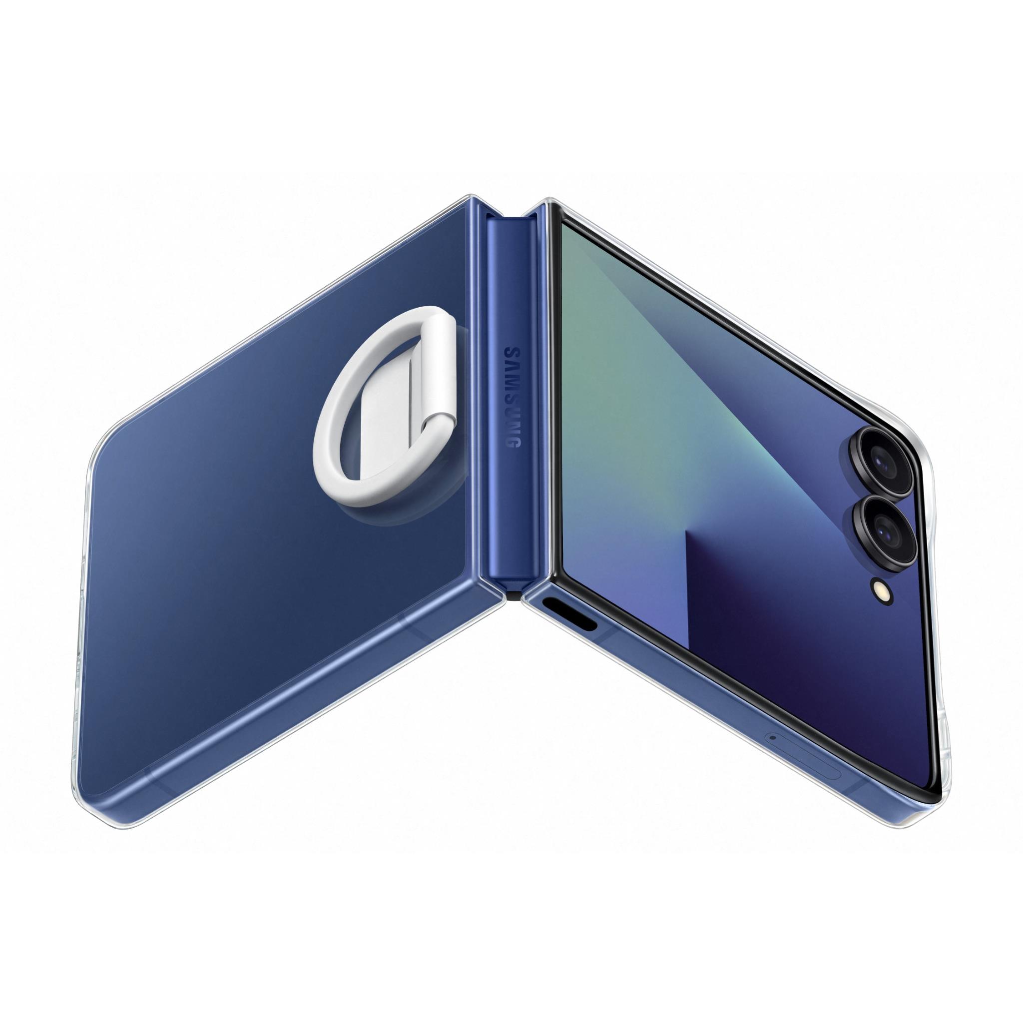 Samsung Silicone Ring Case for Galaxy Z Flip7 (Clear)