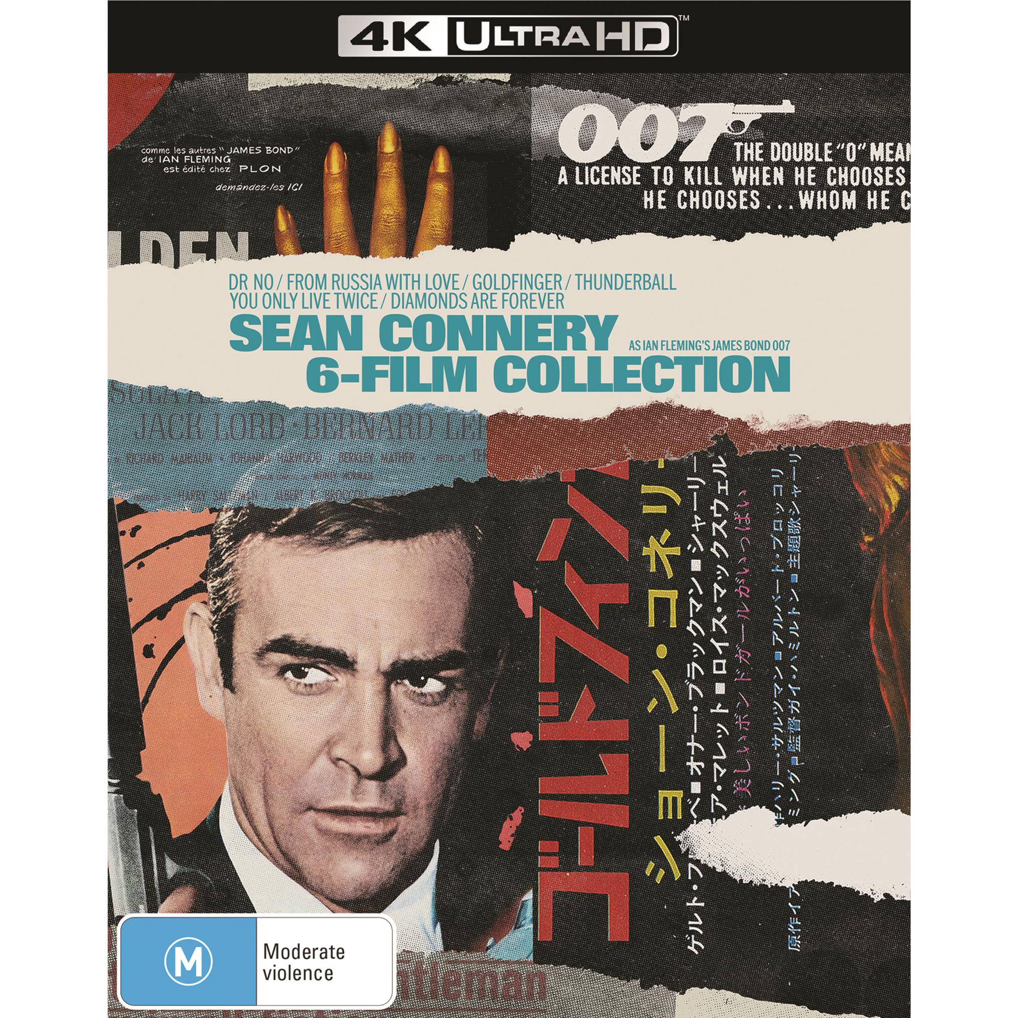 James Bond Sean Connery 6-Film Collection JB Hi-Fi