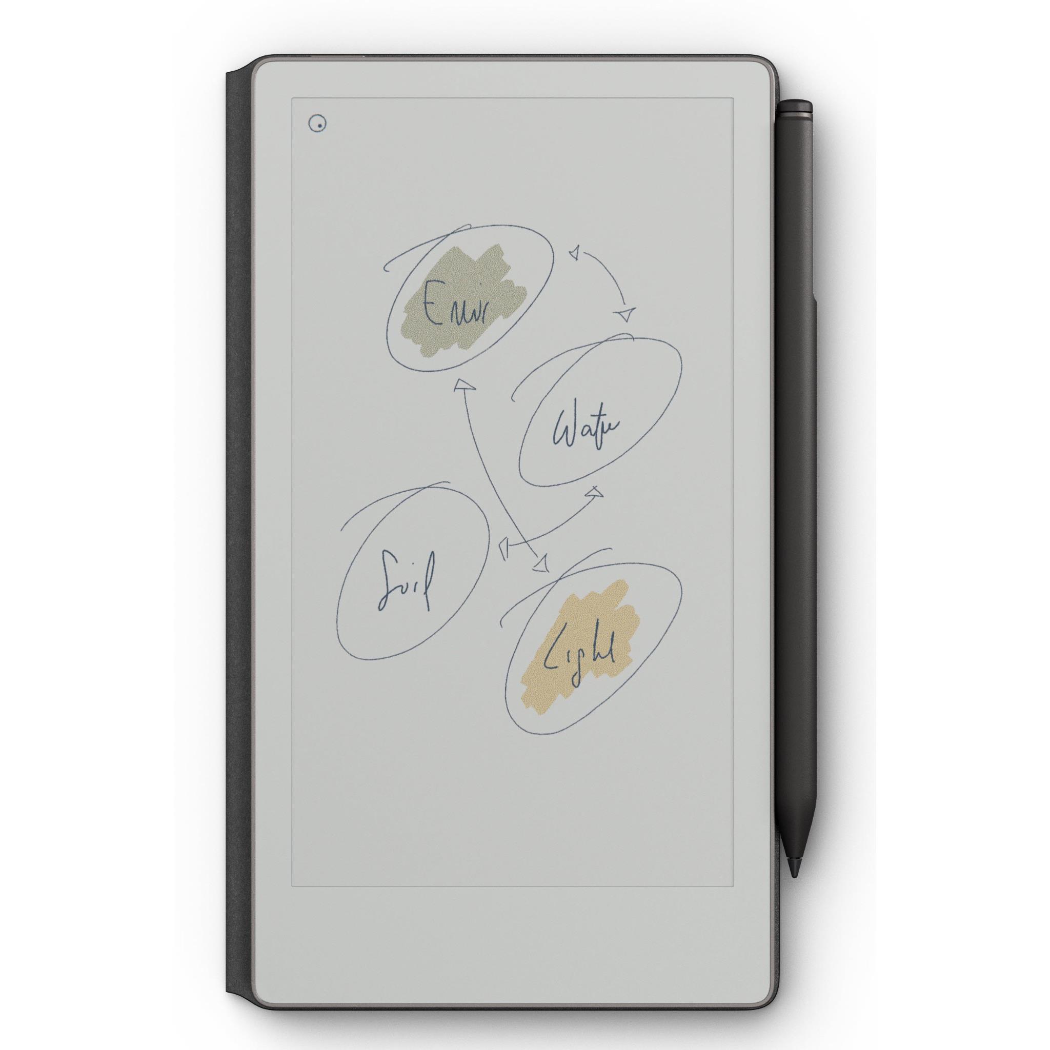 reMarkable Paper Pro Move with  MarkerPlus and Book Folio Weave (Basalt)