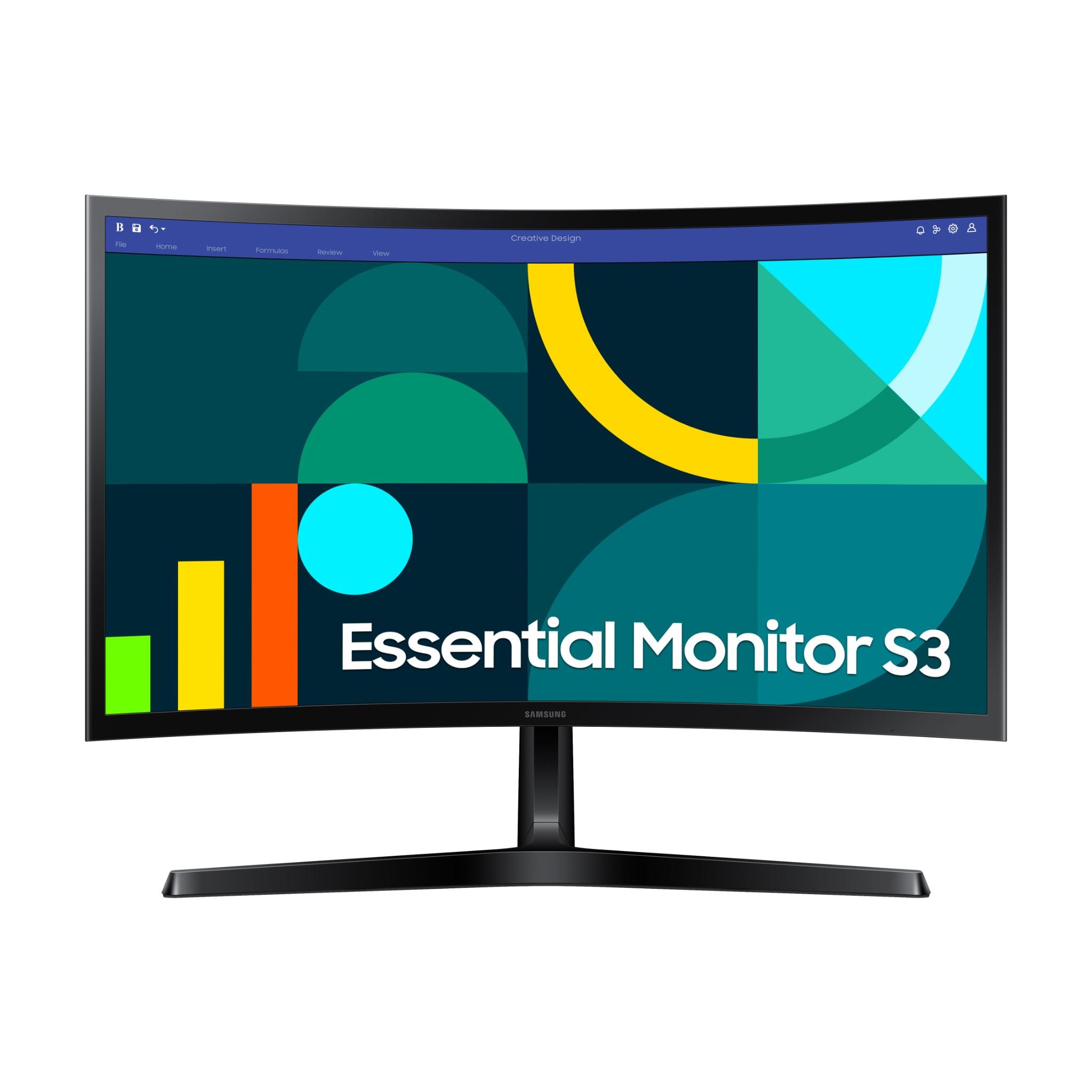 Samsung LS24GD 24" FHD 100Hz Curved Monitor [~Refurbished]