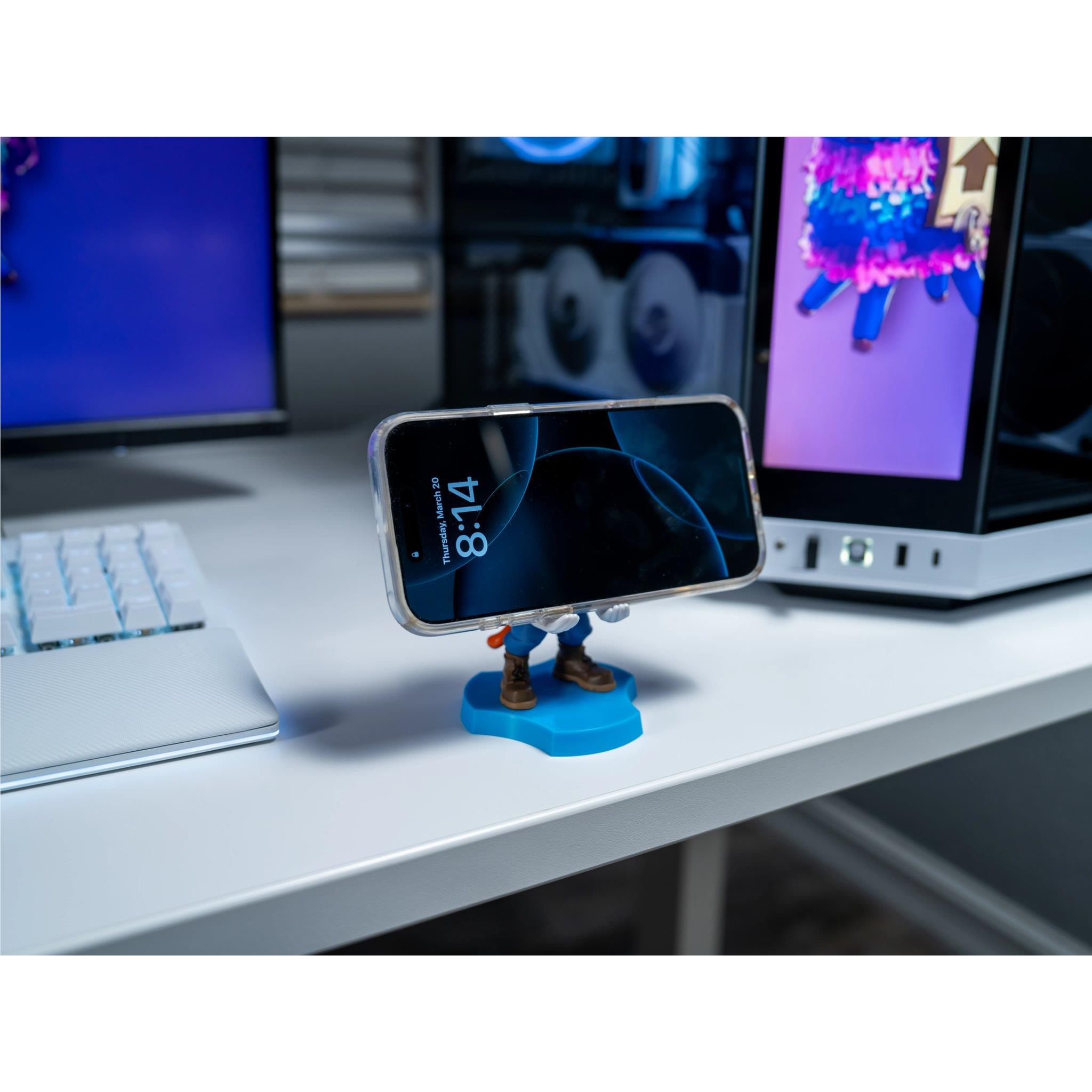 Cableguys Minis Minecraft Piglin Support Telephone Et Socle Pour écouteurs - Gamer Accessoire Pour Setup Gaming Et Chambre, Support Smartphone Et Petits Appareils, Deco Bureau Gaming Et Figurines