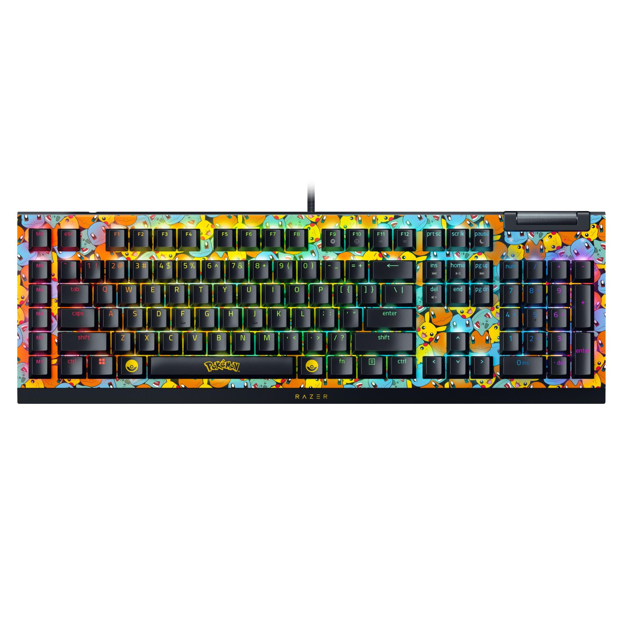 Razer BlackWidow V4 X Mechanical Gaming Keyboard Pokémon