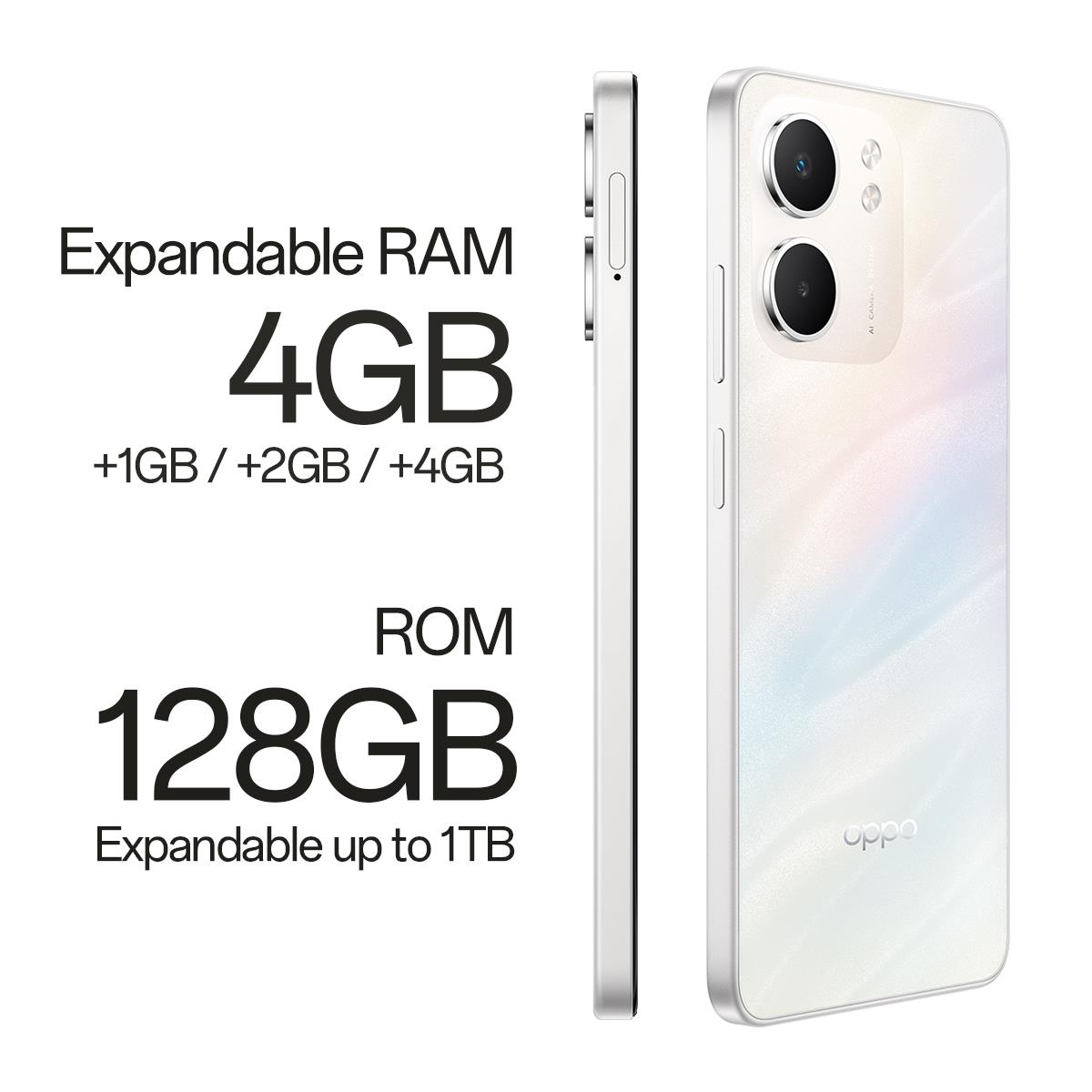 OPPO A5x 4G 128GB (Laser White) - JB Hi-Fi