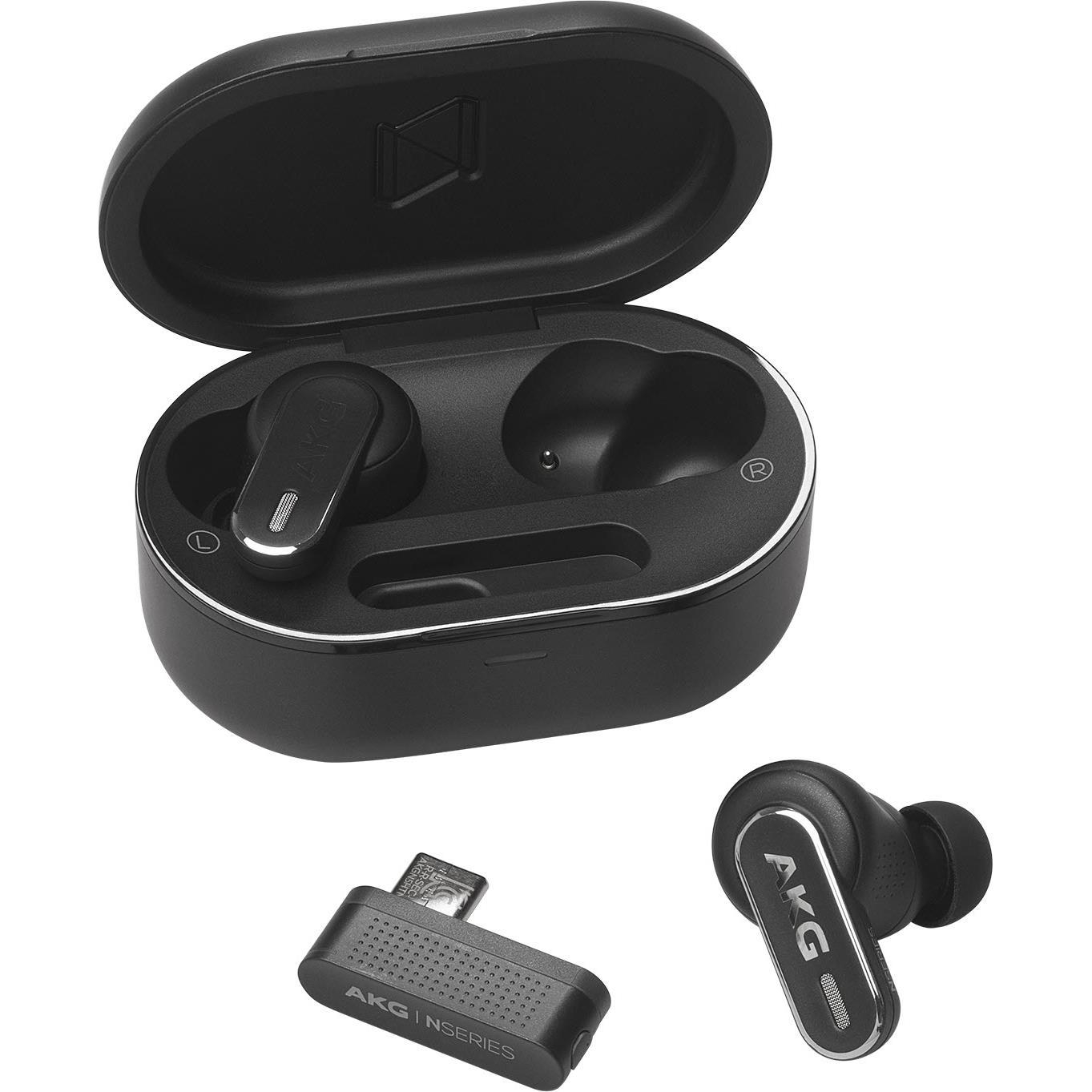 AKG N5 Hybrid TWS Noise Cancelling Earbuds (Black)