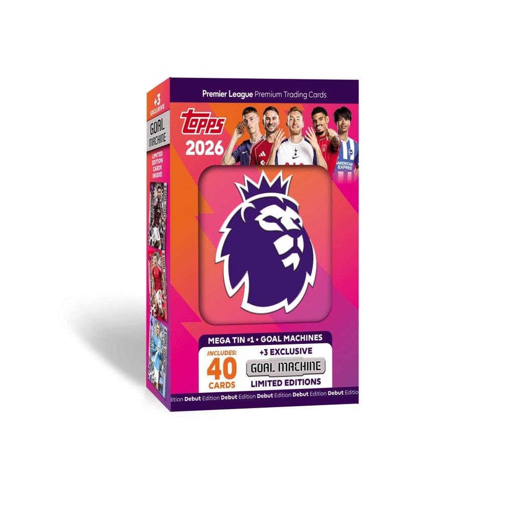 EPL Topps Premier League Trading Cards 2026 Mega Tin JB Hi-Fi