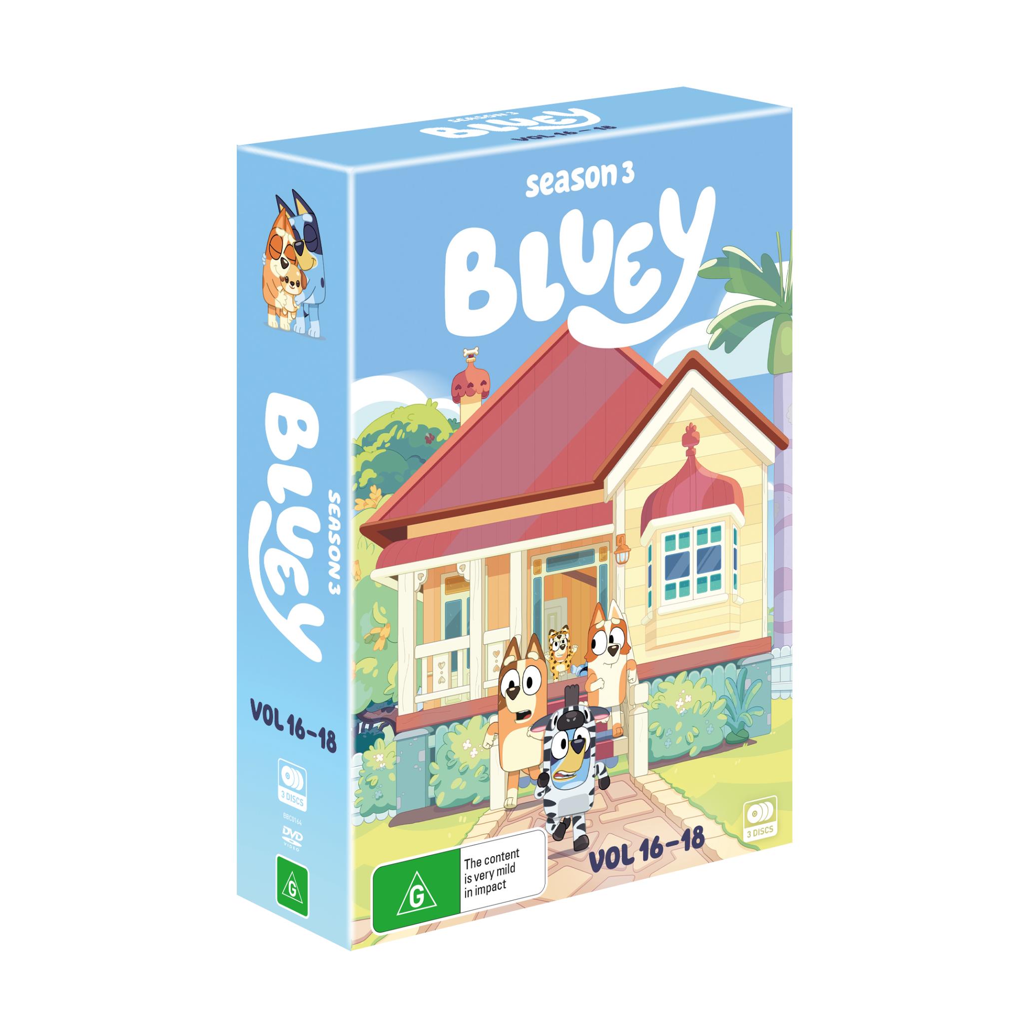 Bluey - Season 3 Part 2 (Vol 16-18) - JB Hi-Fi