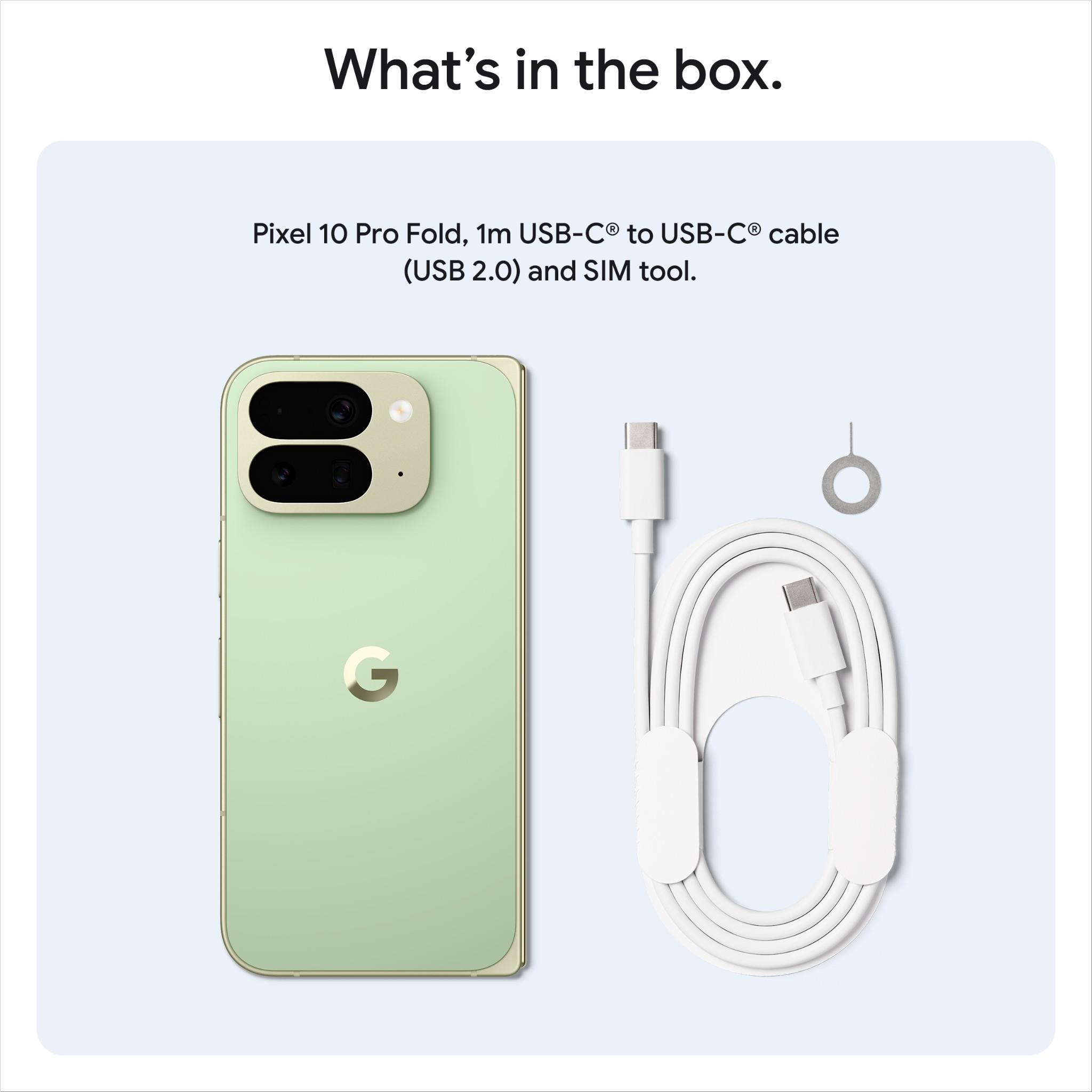 Google Pixel 10 Pro Fold 5G 256GB in Jade - JB Hi-Fi