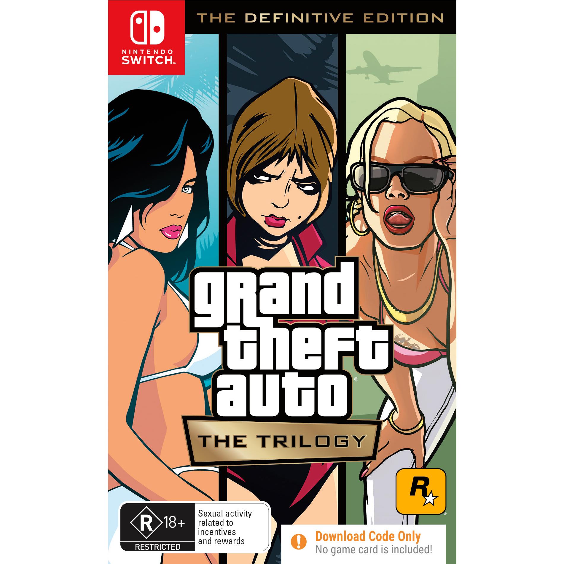 Grand Theft Auto: The Trilogy The Definitive Edition (Code in Box)