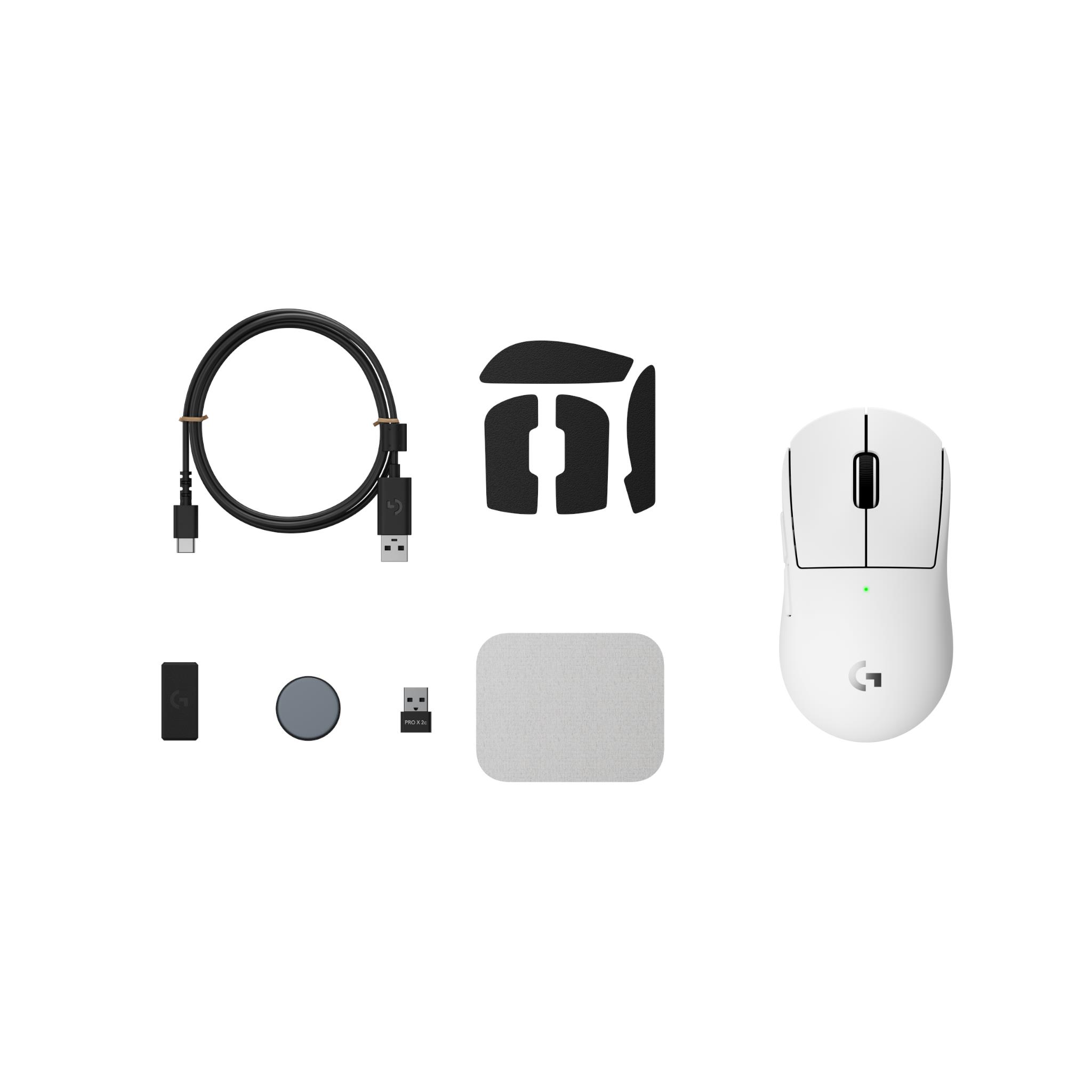 Logitech G Pro X Superlight 2C Gaming Mouse - White - JB Hi-Fi