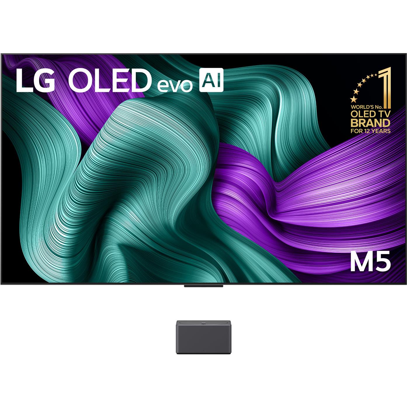 LG 77" OLED EVO M5 AI 4K UHD Smart TV with ZeroConnect Box [2025]