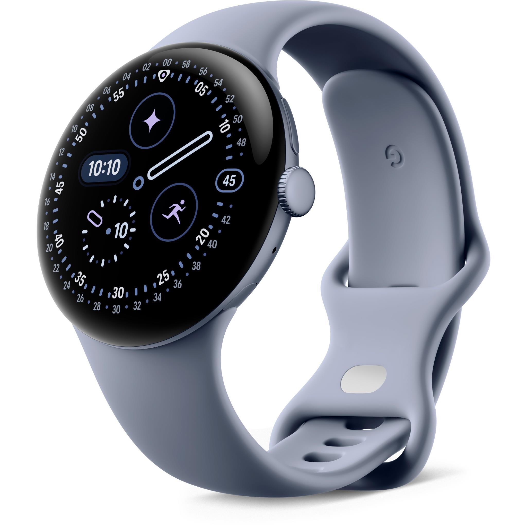 Google Pixel Watch 4 Wi-Fi 45mm (Satin Moonstone with Moonstone Active Band)