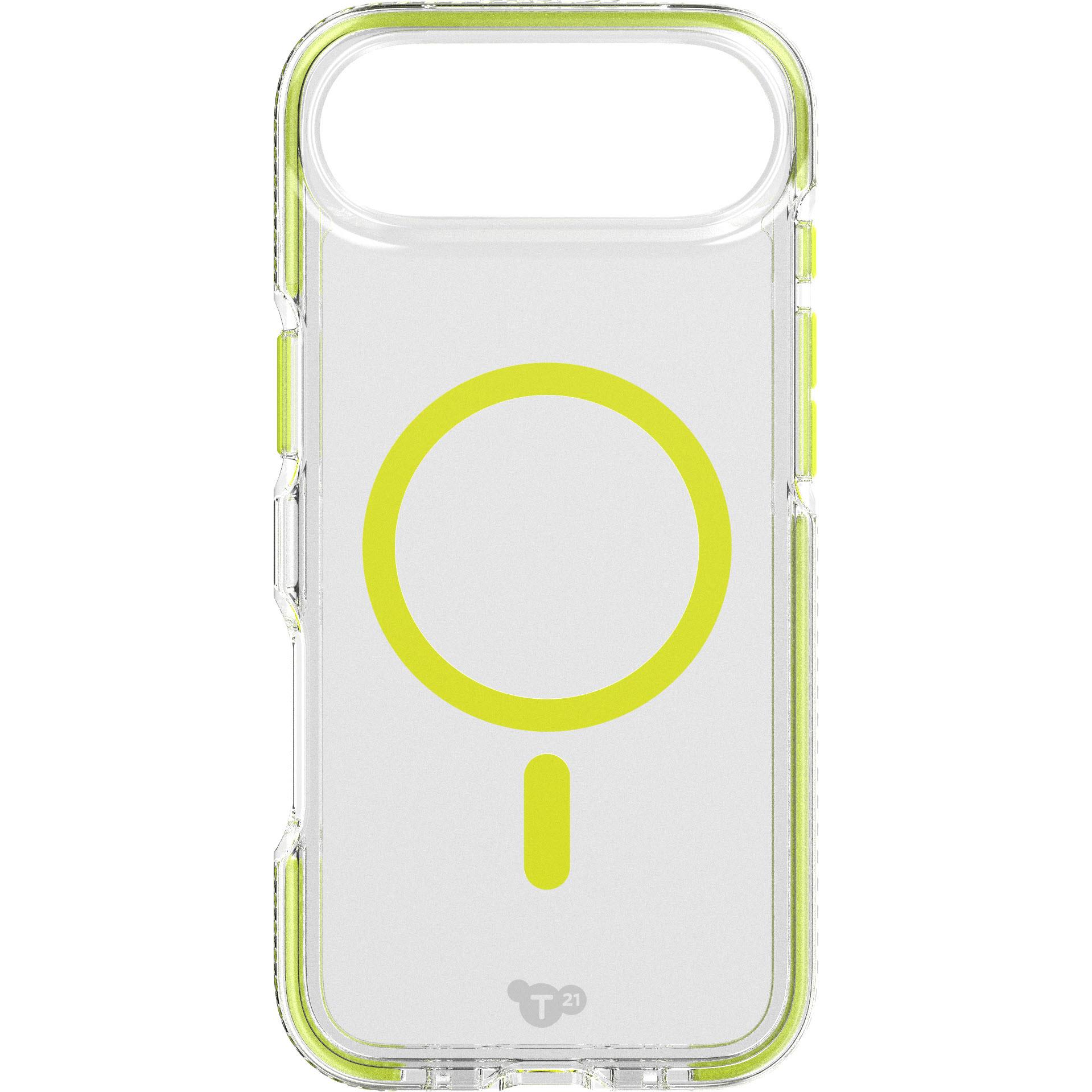 Tech21 EvoCrystal MagSafe Case for iPhone Air (Clear/Green)