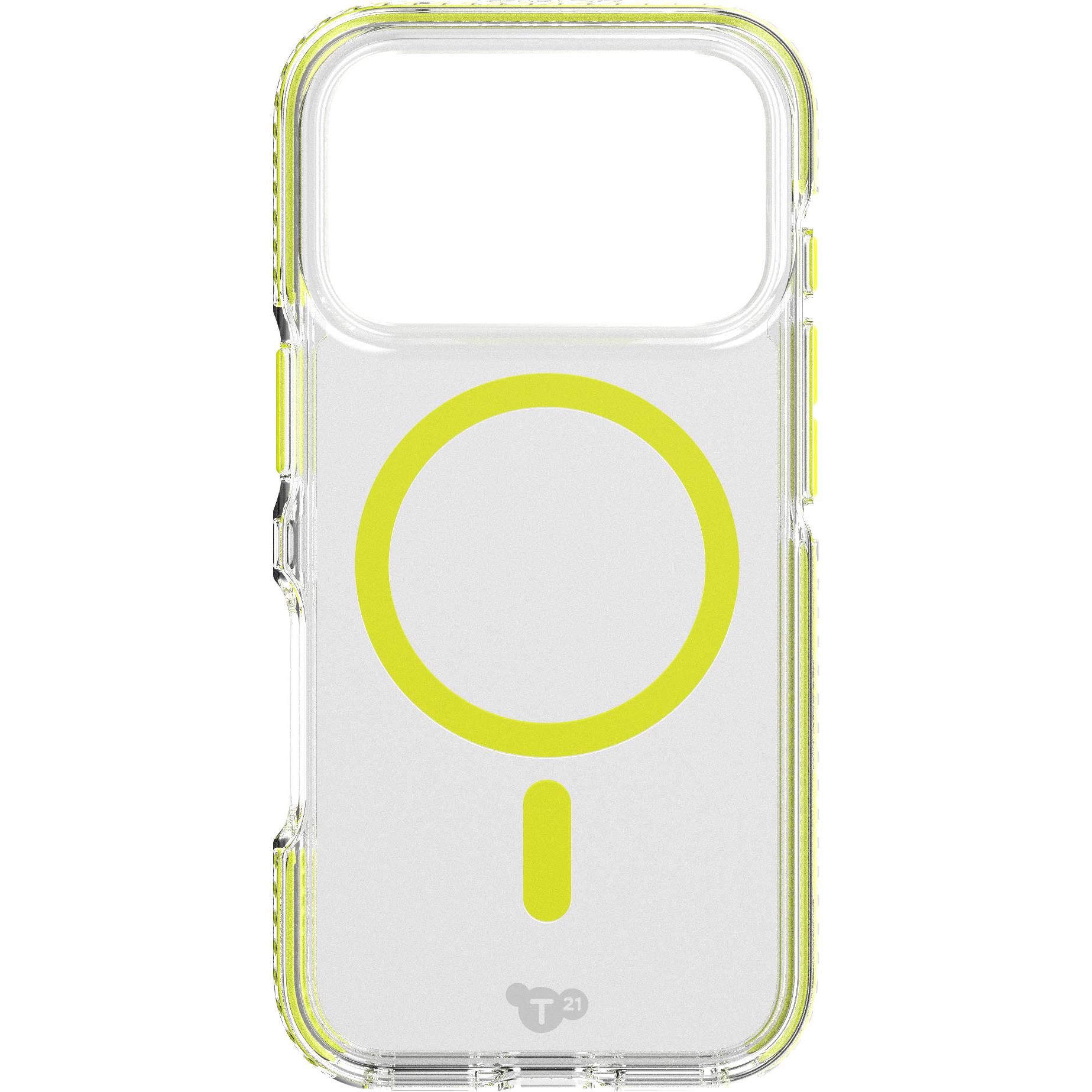 Tech21 EvoCrystal MagSafe Case for iPhone 17 Pro (Clear/Green)
