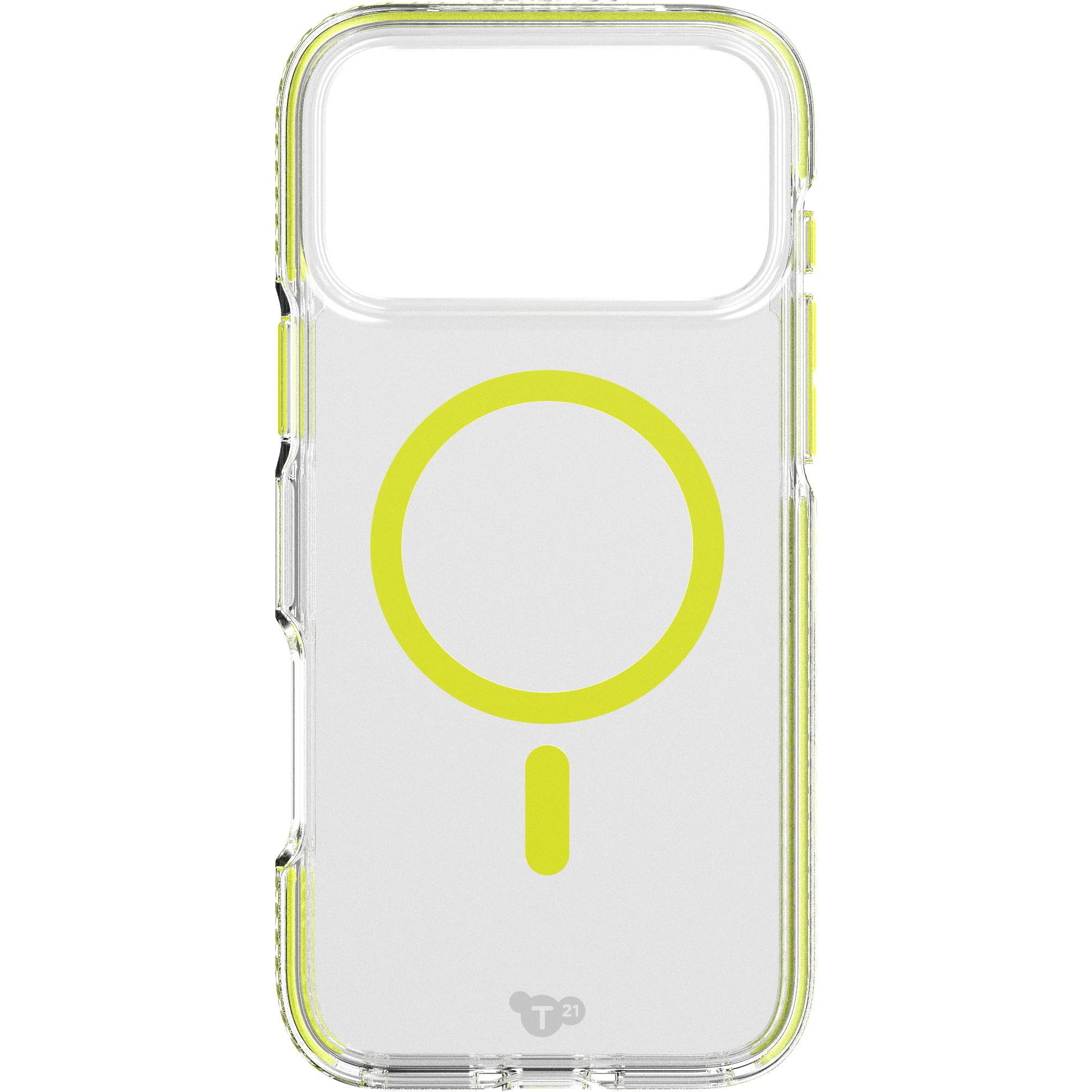 Tech21 EvoCrystal MagSafe Case for iPhone 17 Pro Max (Clear/Green)