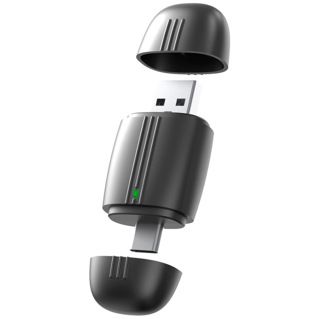 Laser Wireless Dongle for CarPlay/Android Auto with USB-A + USB-C