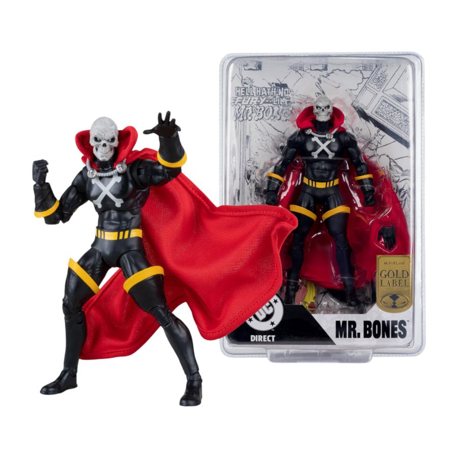 DC Comics -  Mr. Bones (Infinity Inc #16) Gold Label 7" Action Figure