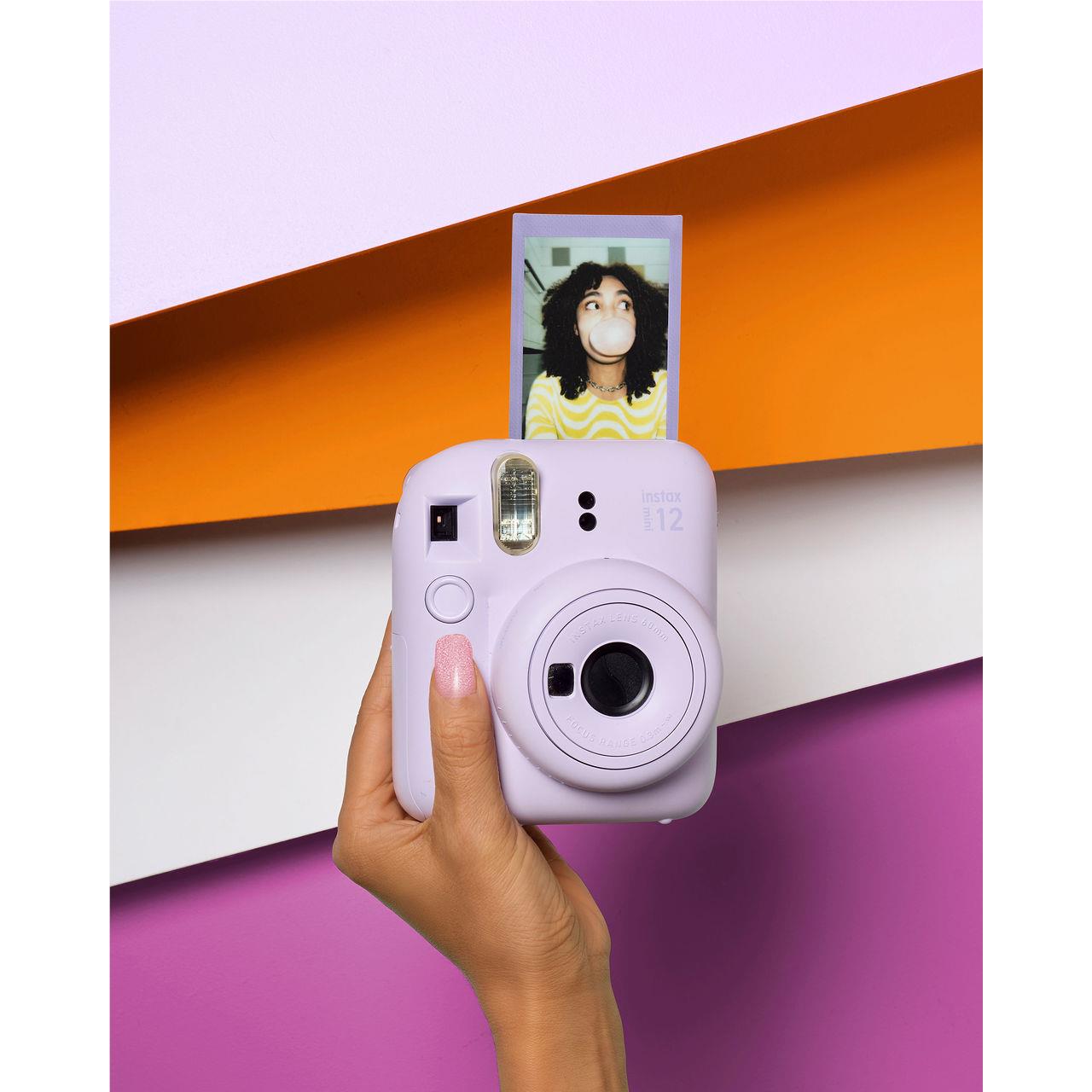 thumbnail image 2 of Fujifilm Instax Mini 12 Instant Camera Bundle – Lilac Purple With Film & Case 2 of 5