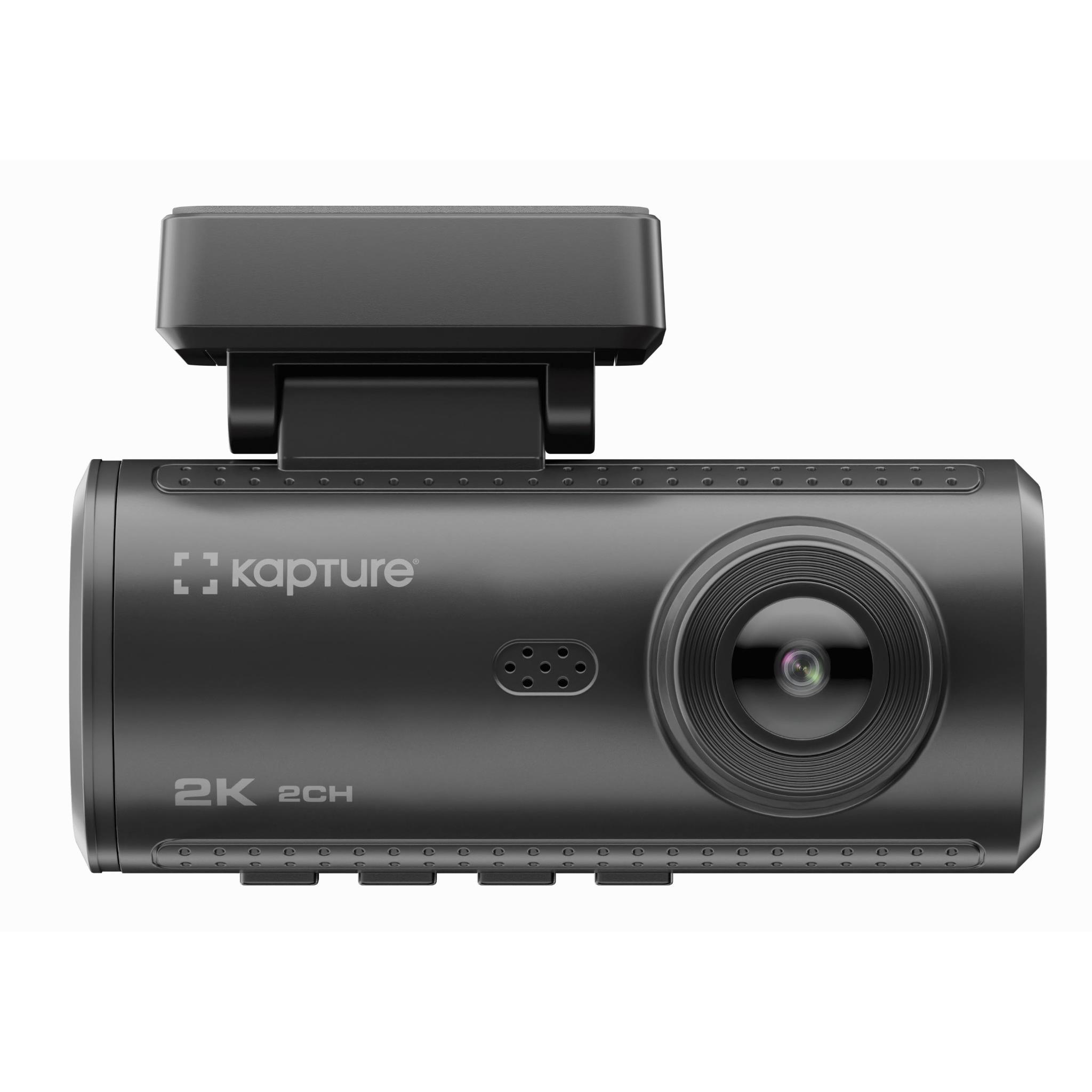Kapture KPT-1124 2K Front & 1080p Rear Dash Camera with 3.2" Screen GPS Logger