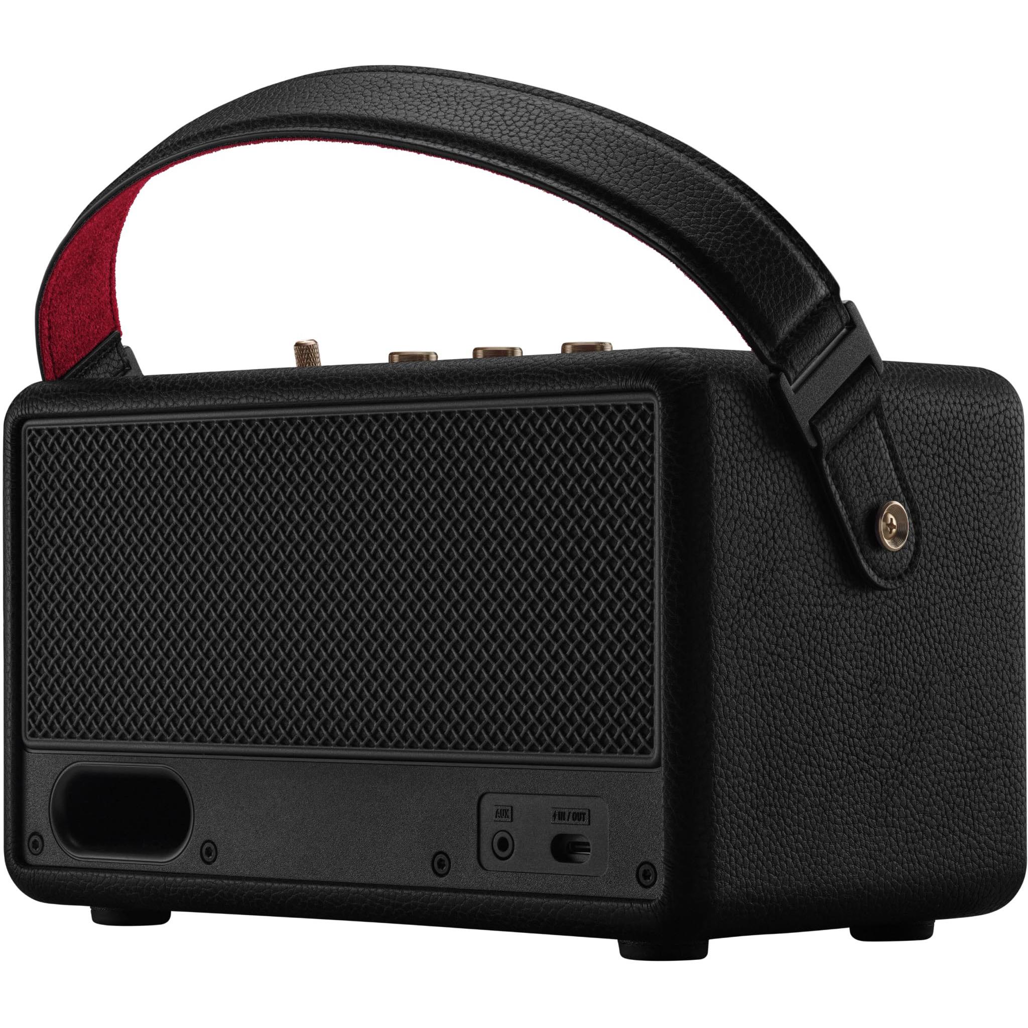 Marshall Kilburn III Portable Speaker (Black & Brass) - JB Hi-Fi