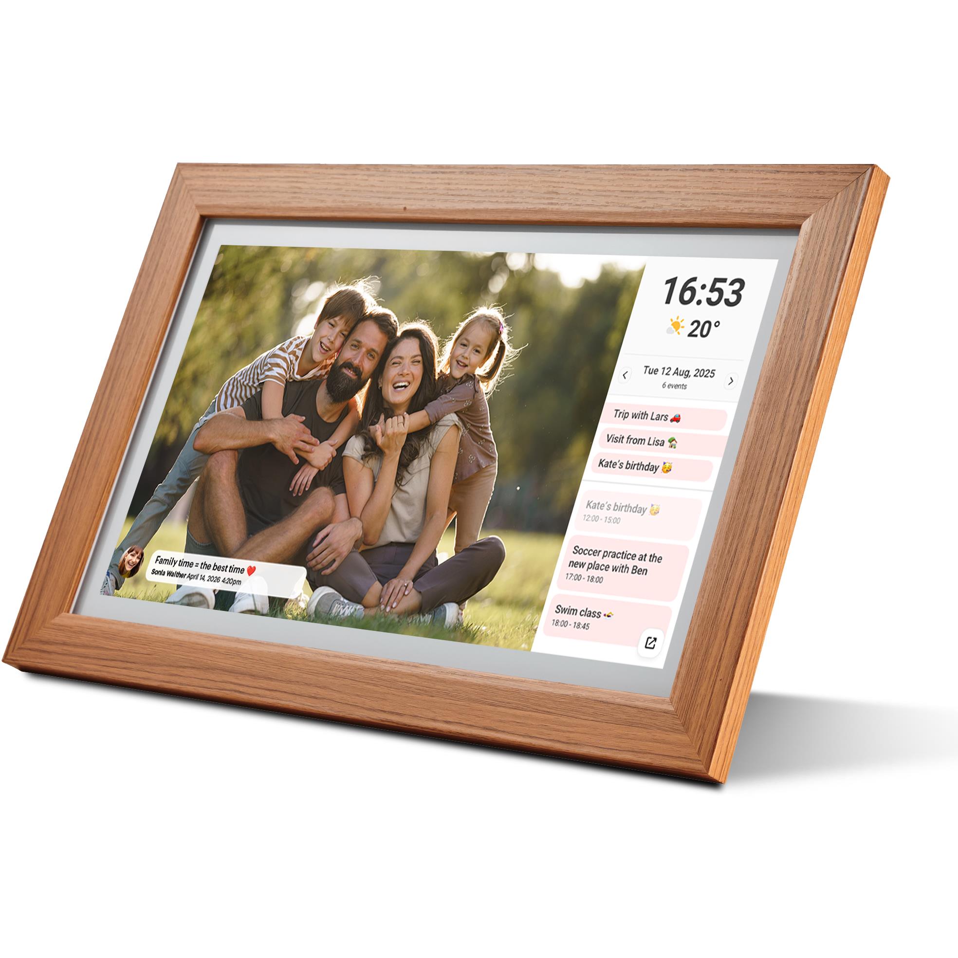 Jackson Frameo  Smart Digital Photo Frame 15.6" 16GB (White/Oak)
