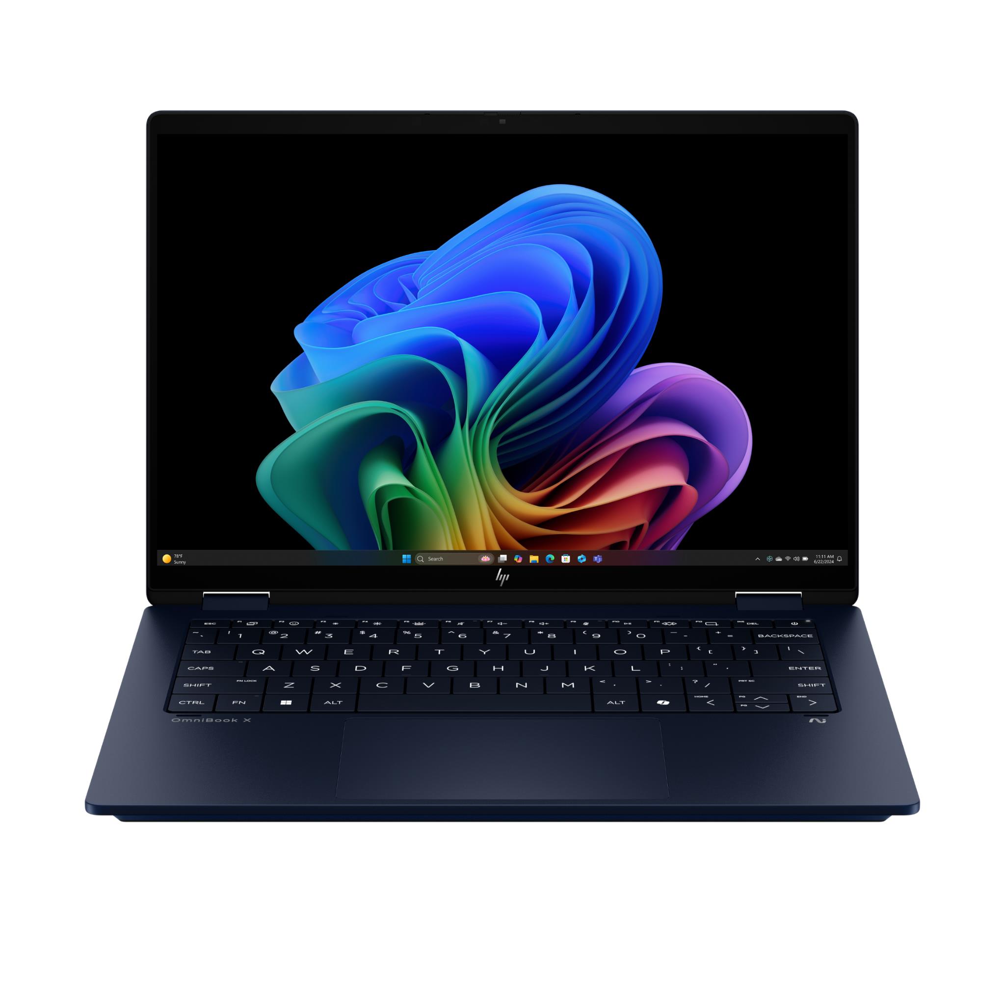 HP OmniBook X Flip 14" WUXGA 2-in-1 AI OLED Laptop (Intel Core Ultra 5)[512GB/Blue]