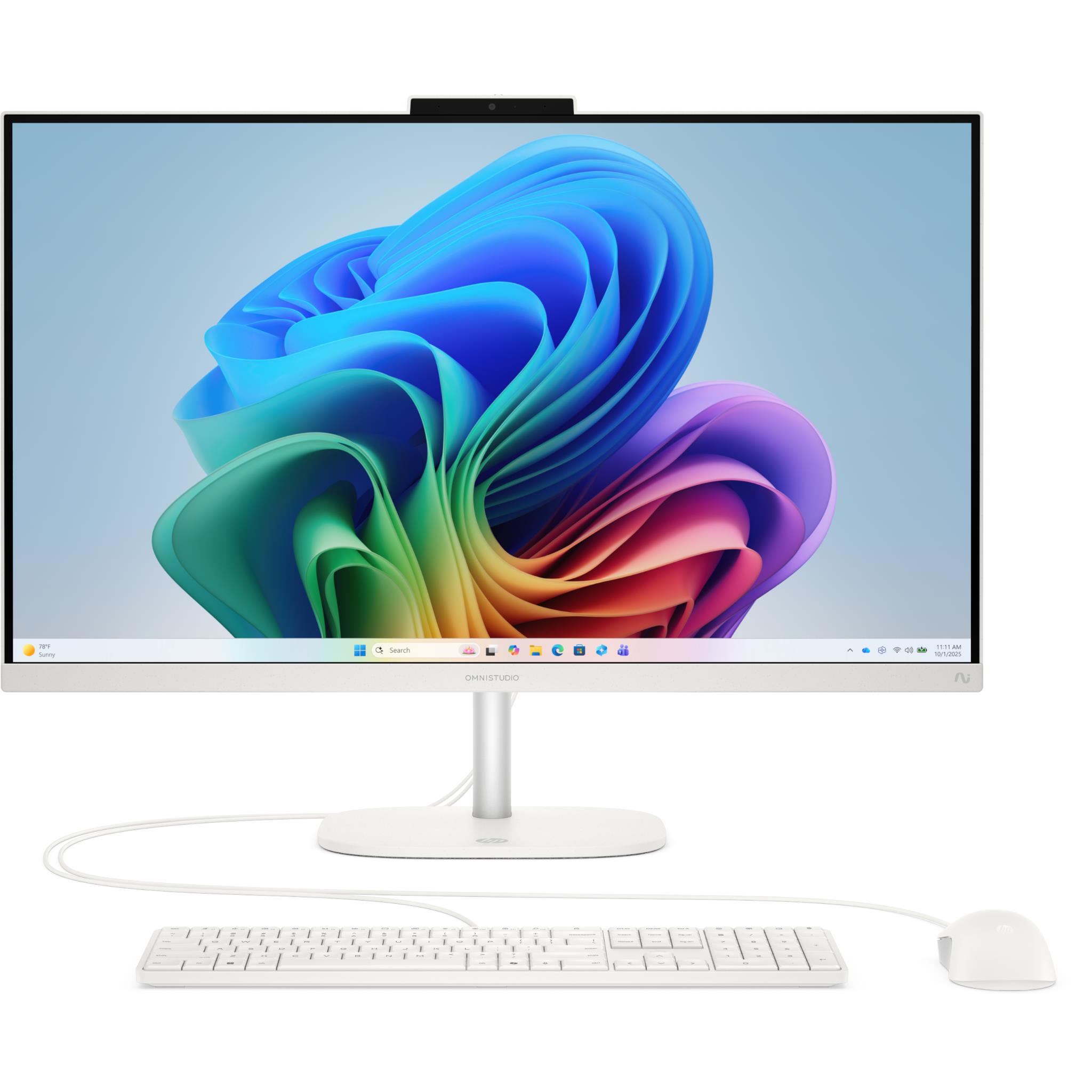 HP OmniStudio 27" Full HD All-in-One Desktop PC (Intel Core 7 - 240H)[512GB]