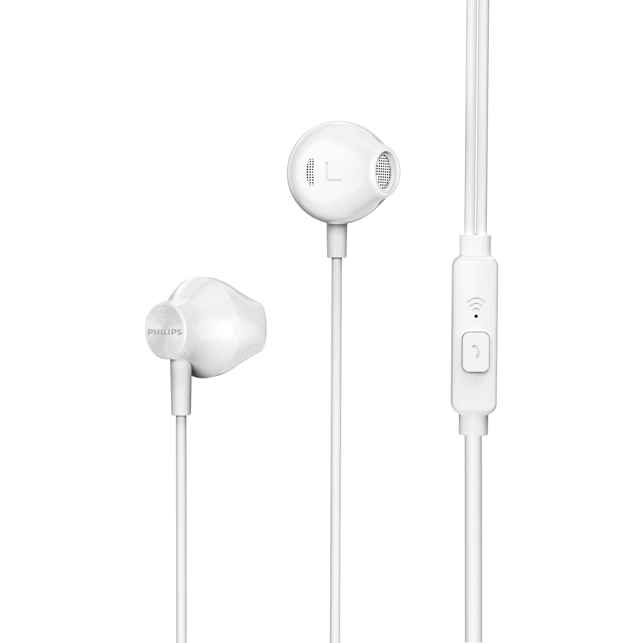 Philips TAUE101 Wired Earbuds (White)