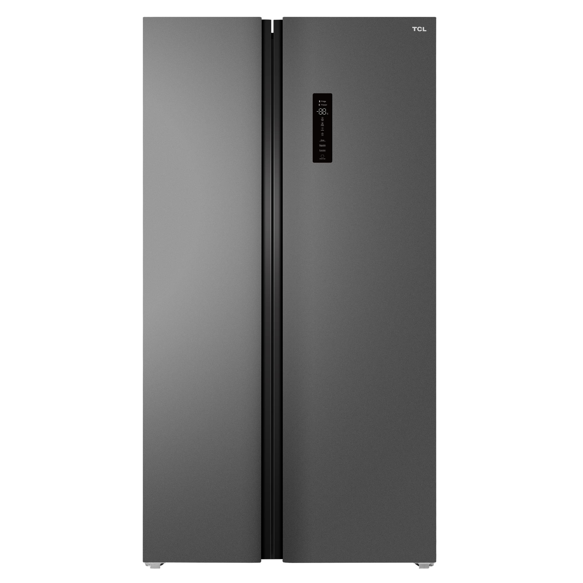 TCL P525SBC 505L Side by Side Fridge (Grey)