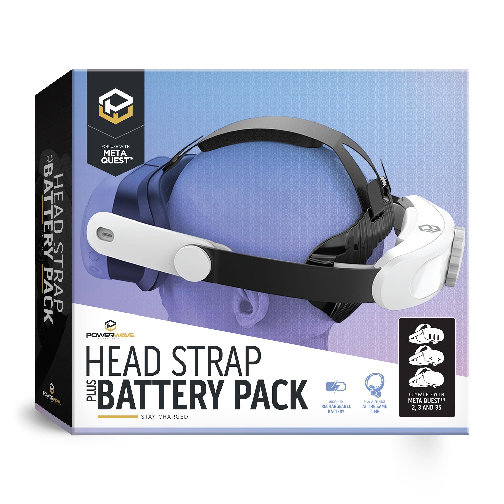 Powerwave Head Strap Plus Battery Pack for Meta Quest 3 & 3S