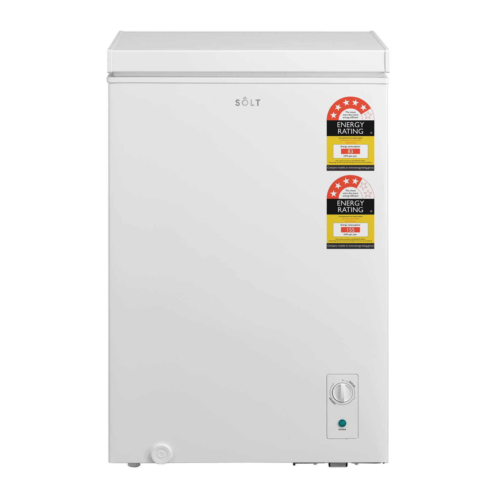 Solt GGSCF99W 99L Hybrid Chest Freezer