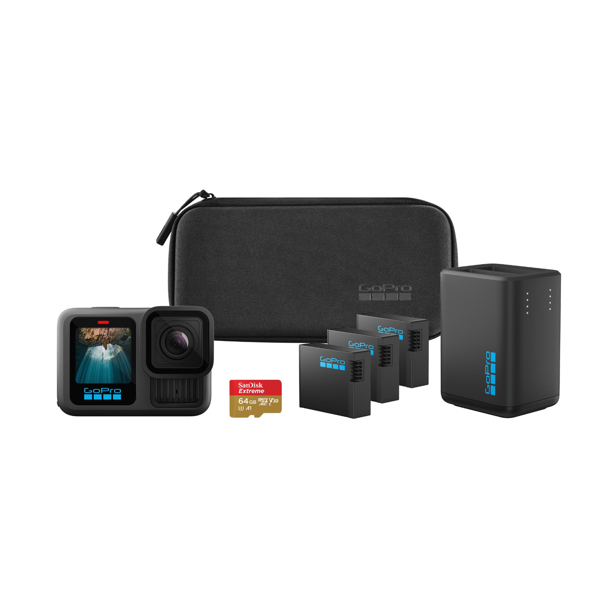 GoPro Hero13 Black 5.3K HyperSmooth 6.0 Action Cam Power Bundle