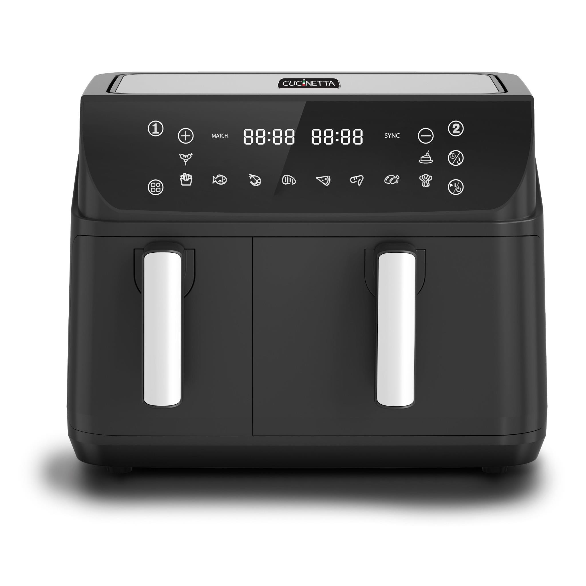 Cucinetta ZHAF-980A 10L Dual Drawer Air Fryer