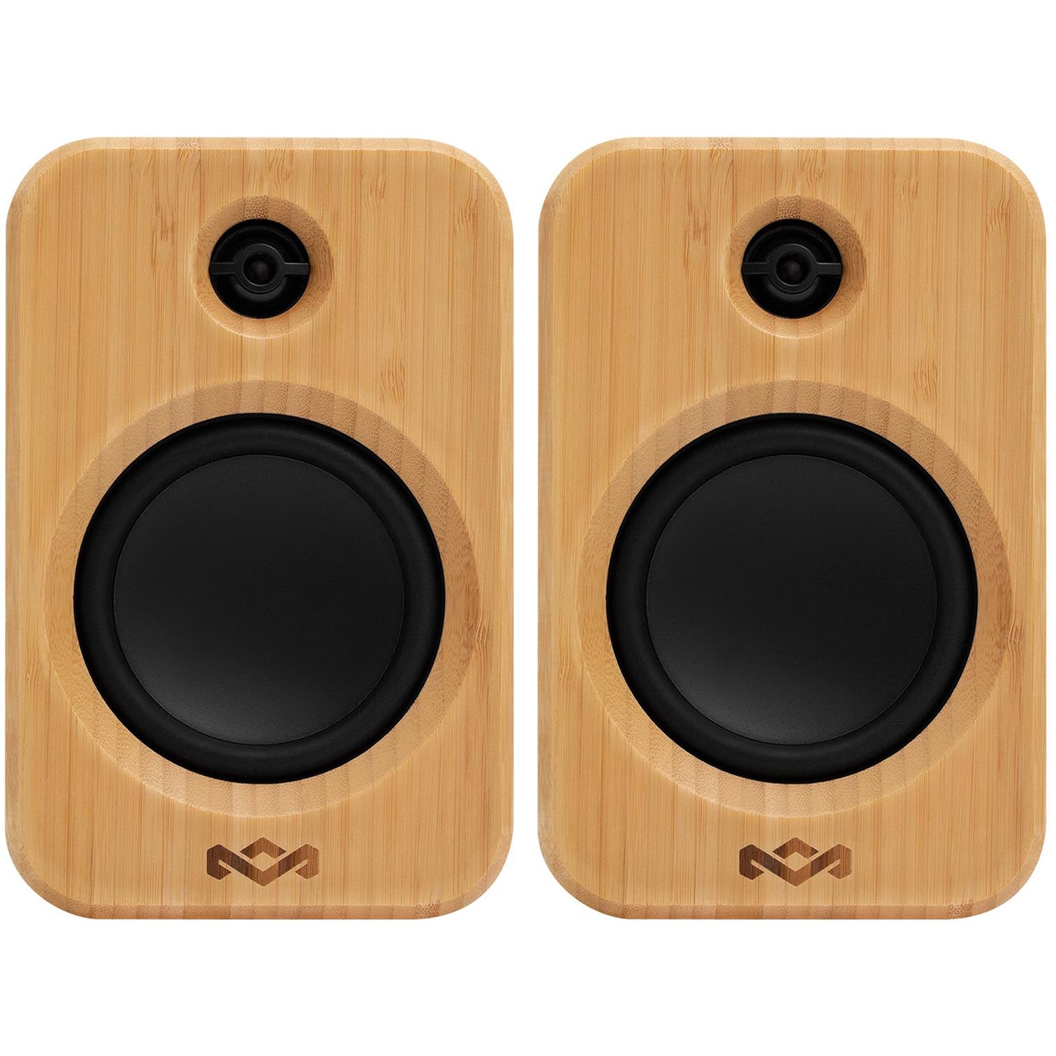 Marley Get Together Duo 2 Bookshelf Speakers (Signature Black)